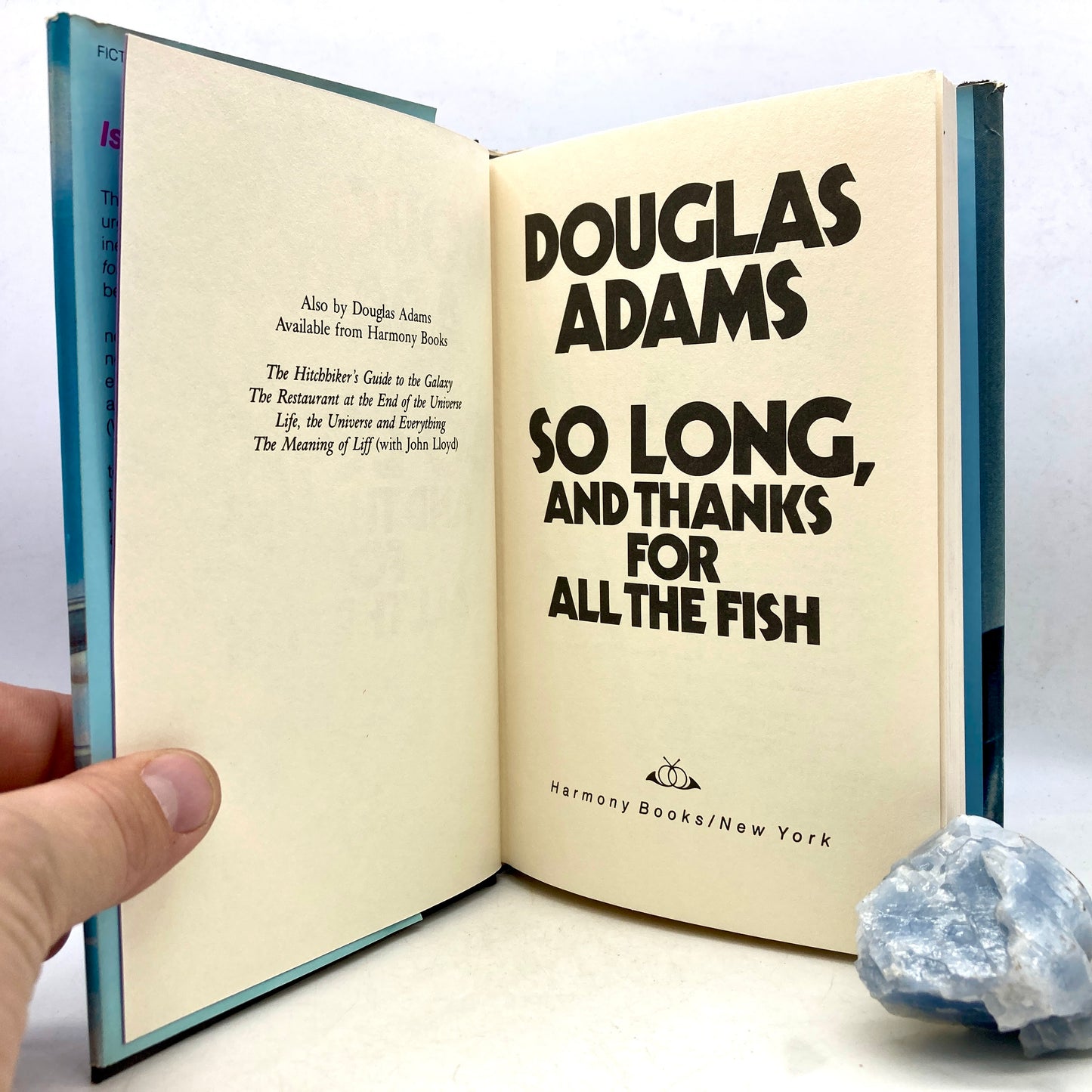 ADAMS, Douglas "So Long & Thanks For All The Fish" [Harmony, 1985] 1st Edition