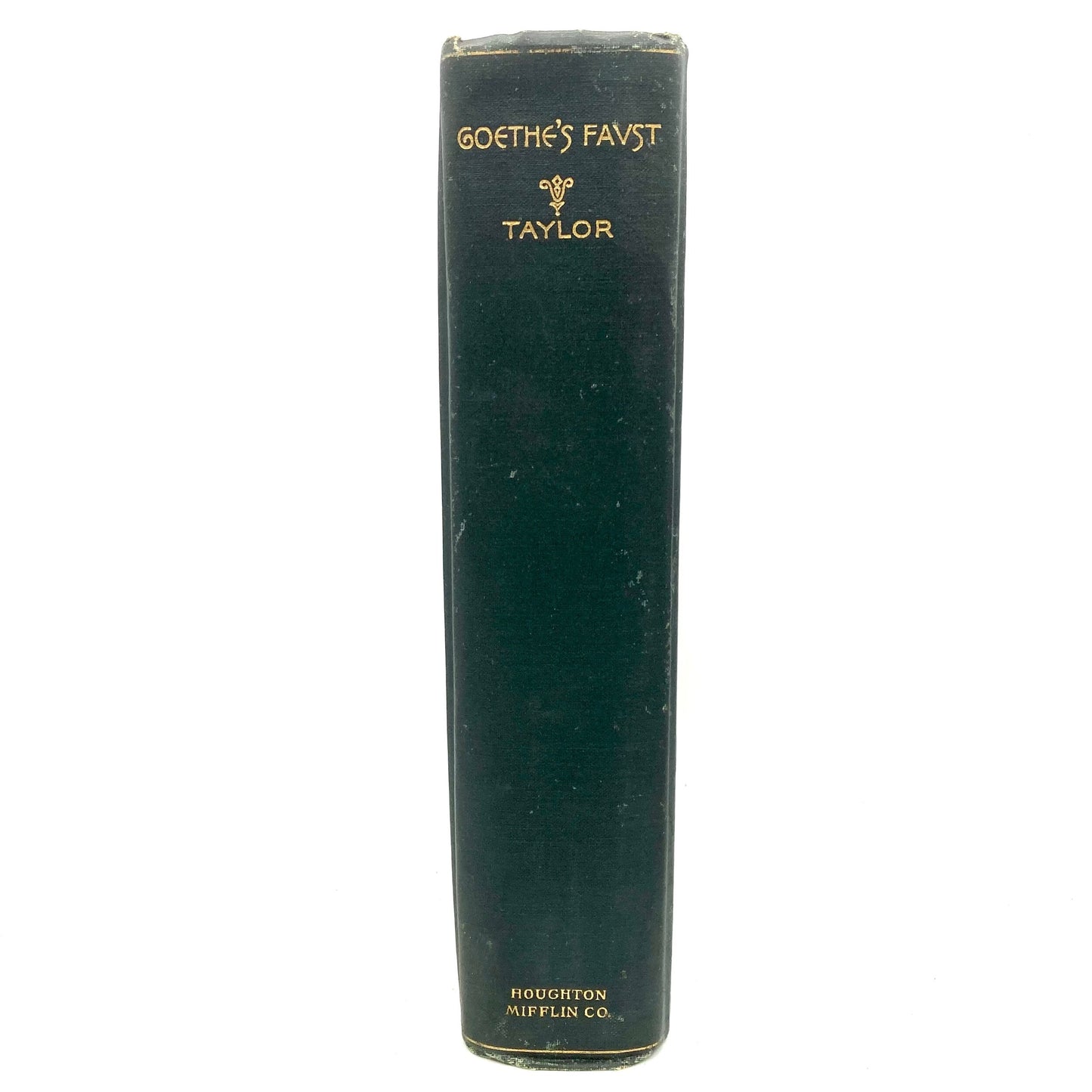 VON GOETHE, Johann Wolfgang "Faust, A Tragedy" [Houghton Mifflin, 1898] - Buzz Bookstore