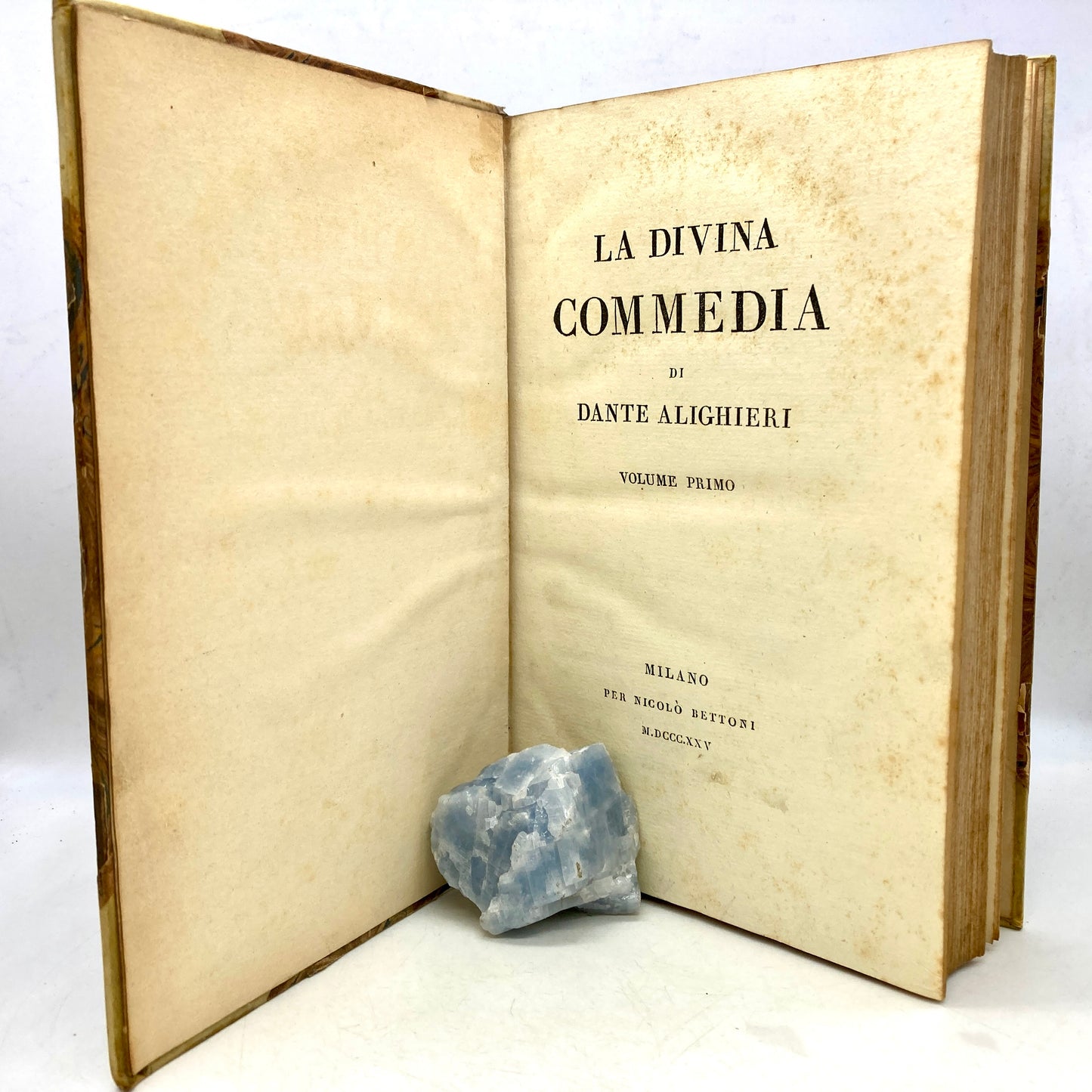 ALIGHIERI, Dante "La Divina Commedia" [Nicolo Bettoni, 1825]