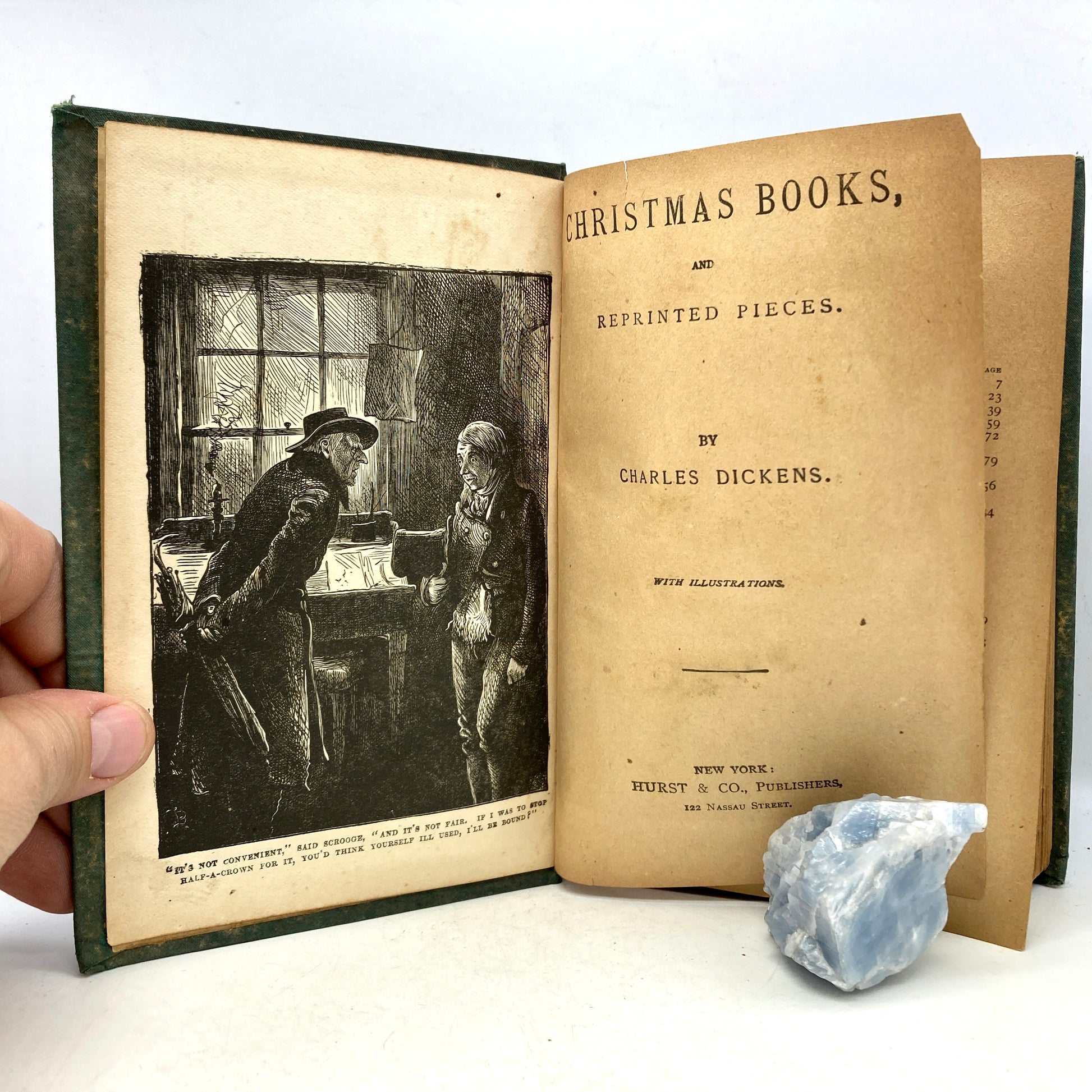 DICKENS, Charles "Christmas Books and Reprinted Pieces" [Hurst & Co, c1880] - Buzz Bookstore