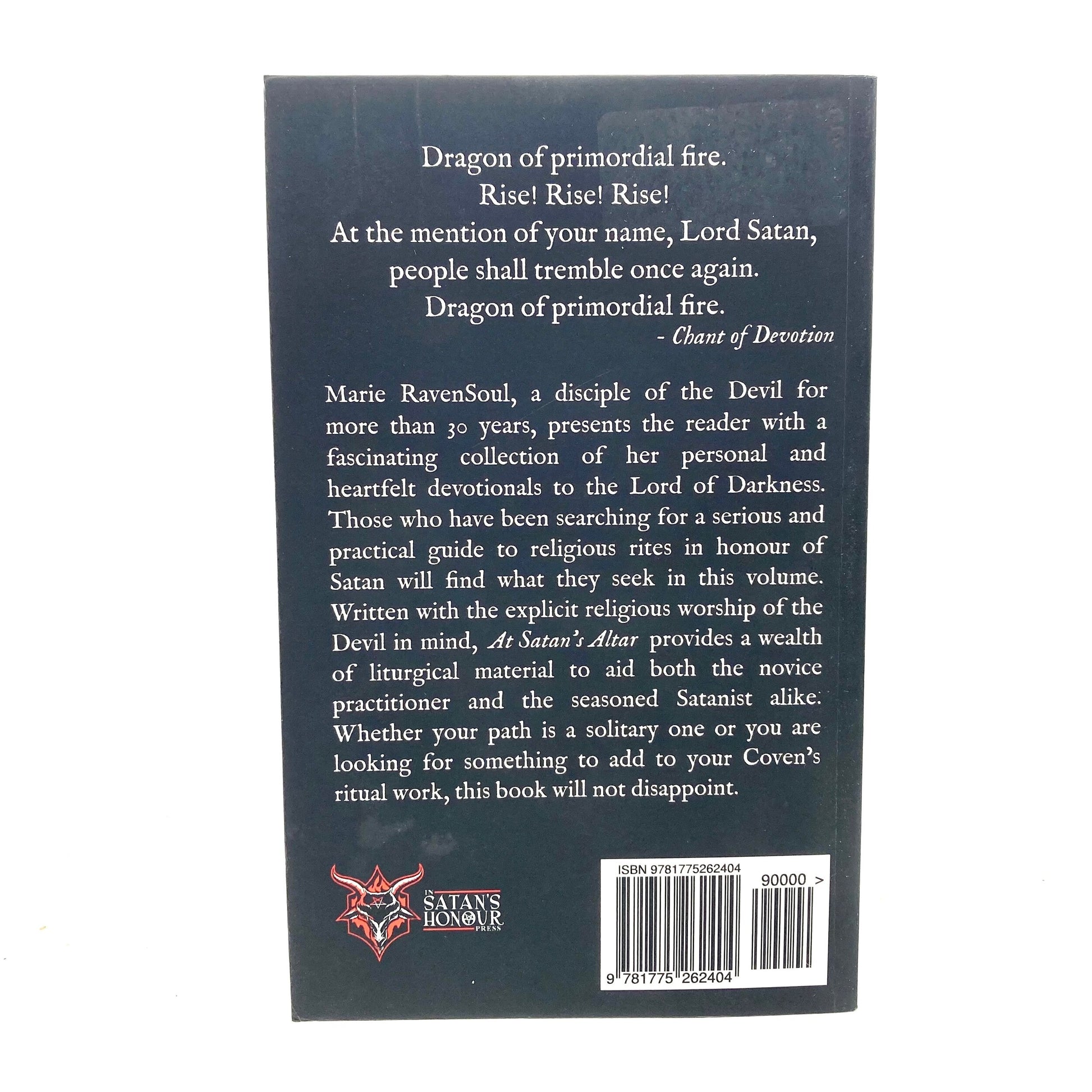 RAVENSOUL, Marie "At Satan's Altar" [In Satan's Honour Press, 2018] - Buzz Bookstore