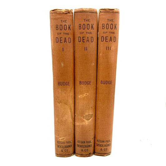 BUDGE, E.A. Wallis "The Book of the Dead" [Kegan Paul, Trench, Trubner & Co, 1901] - Buzz Bookstore