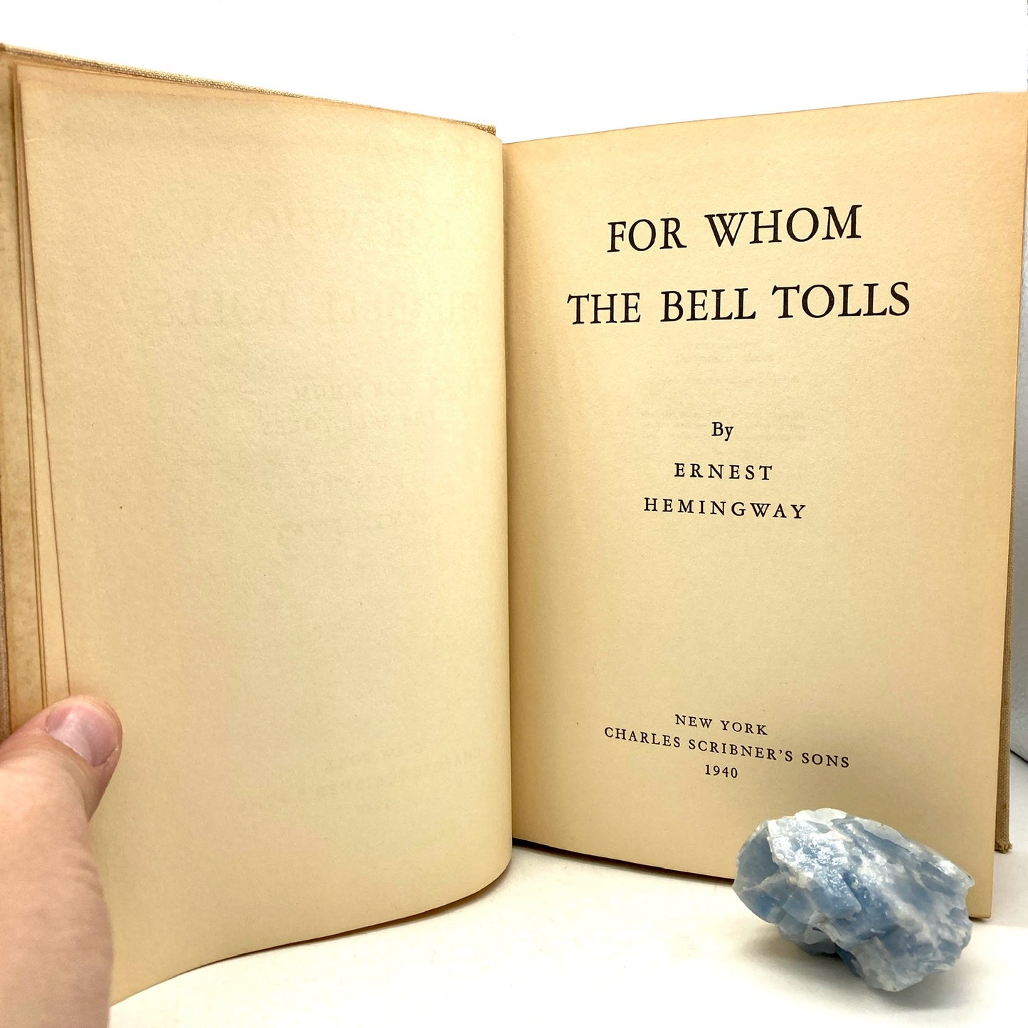 HEMINGWAY, Ernest "For Whom the Bell Tolls" [Scribners, 1940] 1st Edition
