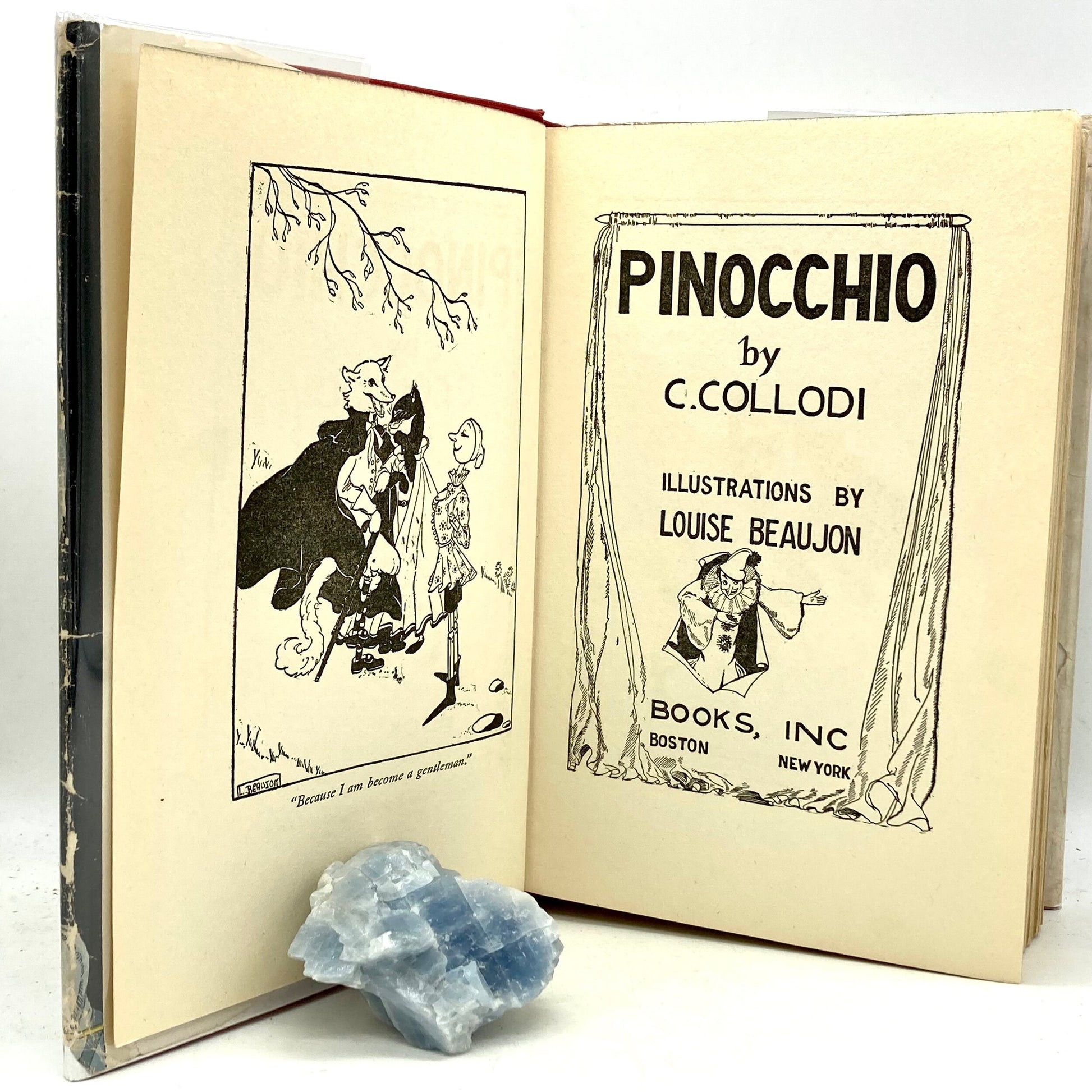 COLLODI, Carlo "Pinocchio" [Books Inc, 1939] in Original Dust Jacket - Buzz Bookstore