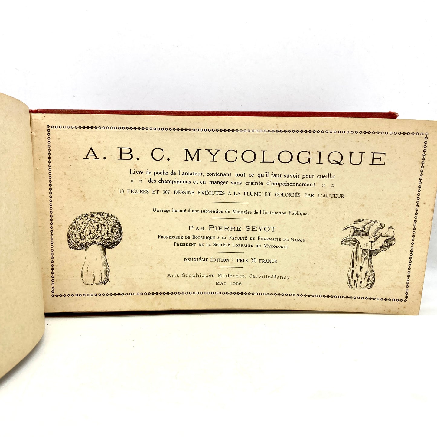 SEYOT, Pierre "A.B.C. Mycologique" [Arts Graphiques Modernes, 1926]