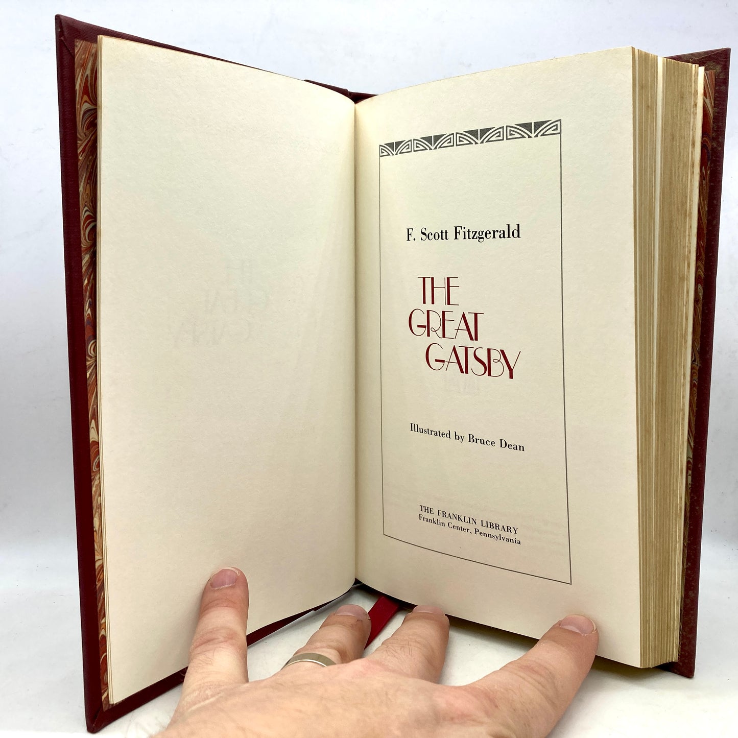FITZGERALD, F. Scott "The Great Gatsby" [Franklin Library, 1982]