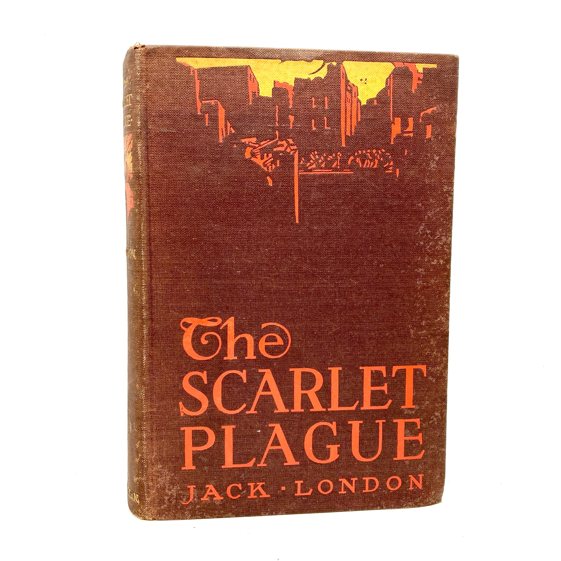 LONDON, Jack "The Scarlet Plague" [Macmillan, 1915] 1st Edition/1st Printing - Buzz Bookstore