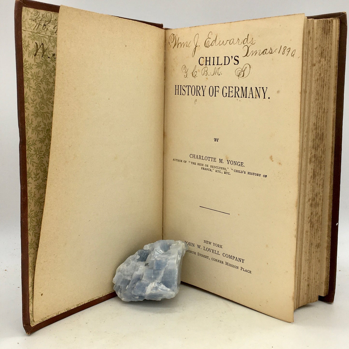 VONGE, Charlotte M. "Child's History of Germany" [John Lovell, c1890] - Buzz Bookstore
