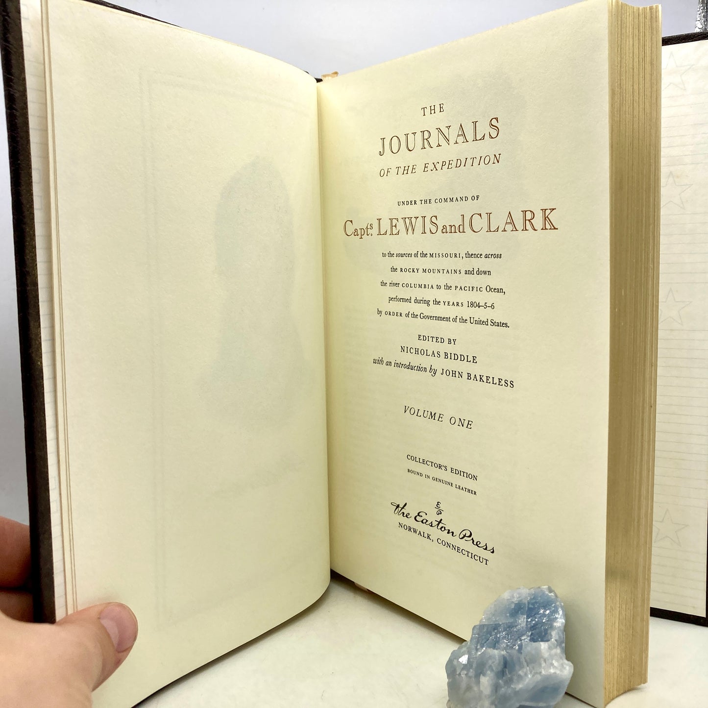 "The Journals of Lewis & Clark" [Easton Press, 1962] 2 Volumes