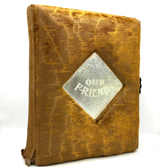 Late 1800s Victorian Photo Album with 49 Photos & Latch - Buzz Bookstore