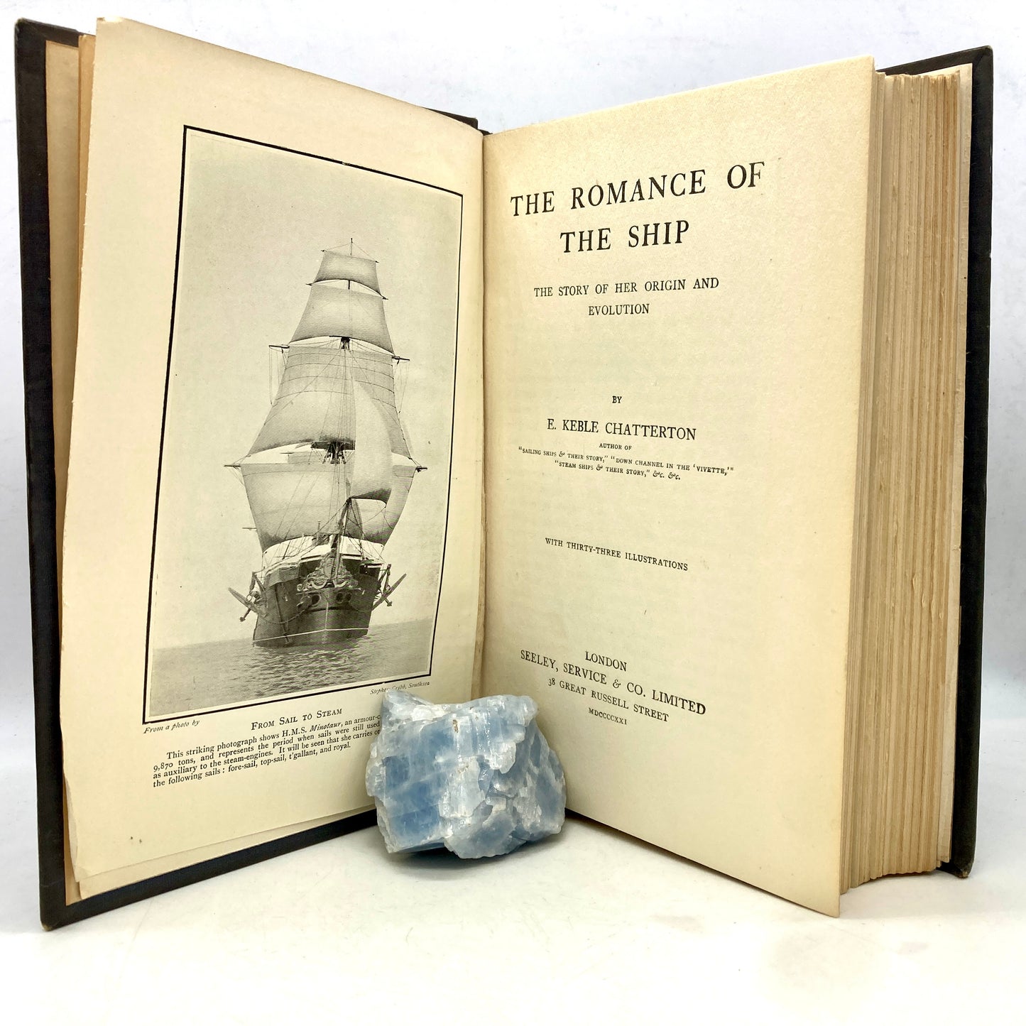 CHATTERTON, E. Keble "The Romance of the Ship" [Seeley Service & Co, 1921]