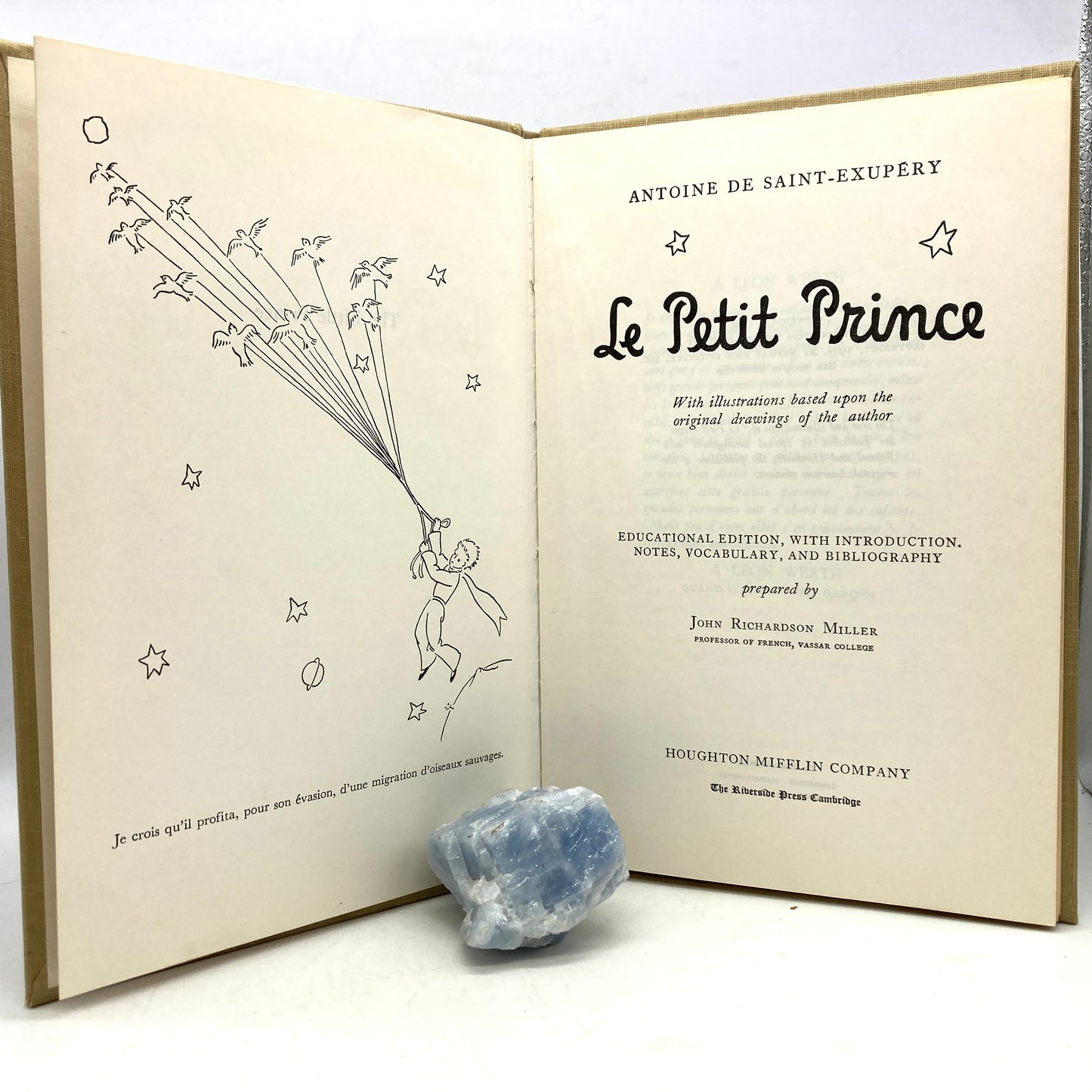 DE SAINT-EXUPERY, Antoine "Le Petit Prince" [Houghton Mifflin, 1946]