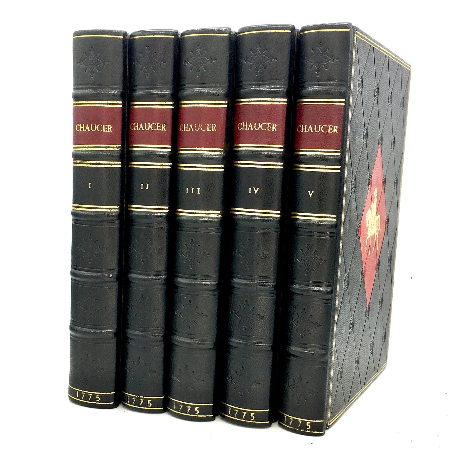 CHAUCER, Geoffrey "The Canterbury Tales" in Five Volumes [T. Payne, 1775] - Buzz Bookstore