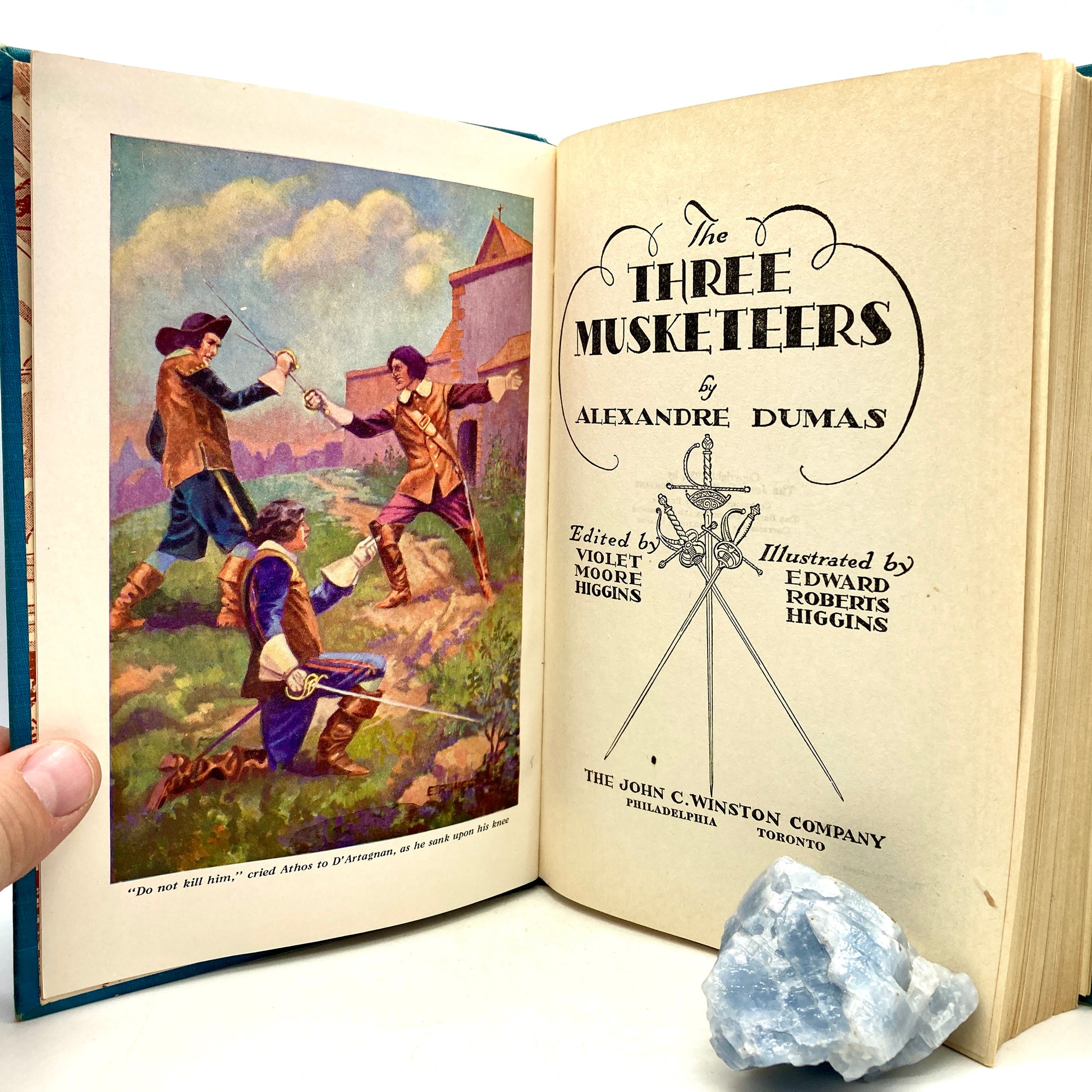 DUMAS, Alexandre "The Three Musketeers" [John C. Winston, 1931] Color Illustrations - Buzz Bookstore