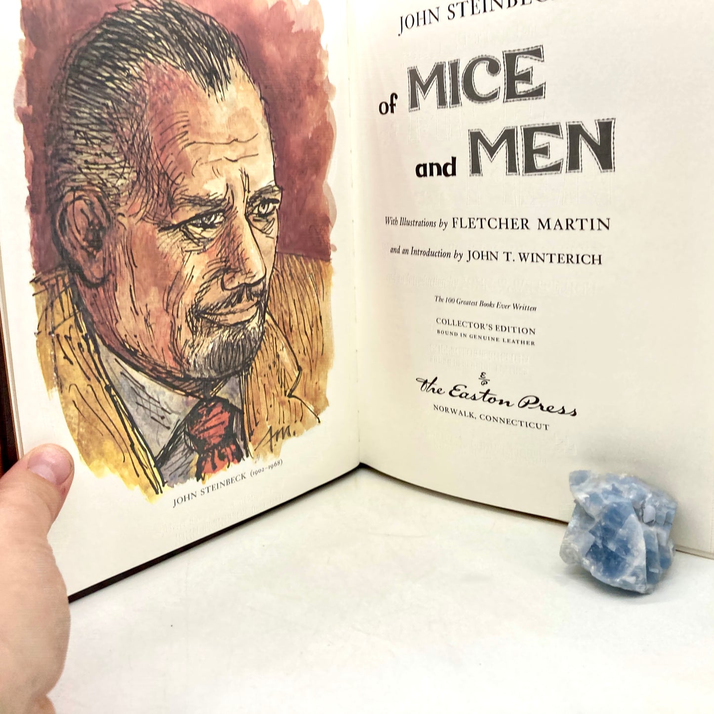STEINBECK, John "Of Mice and Men" [Easton Press, 1977]