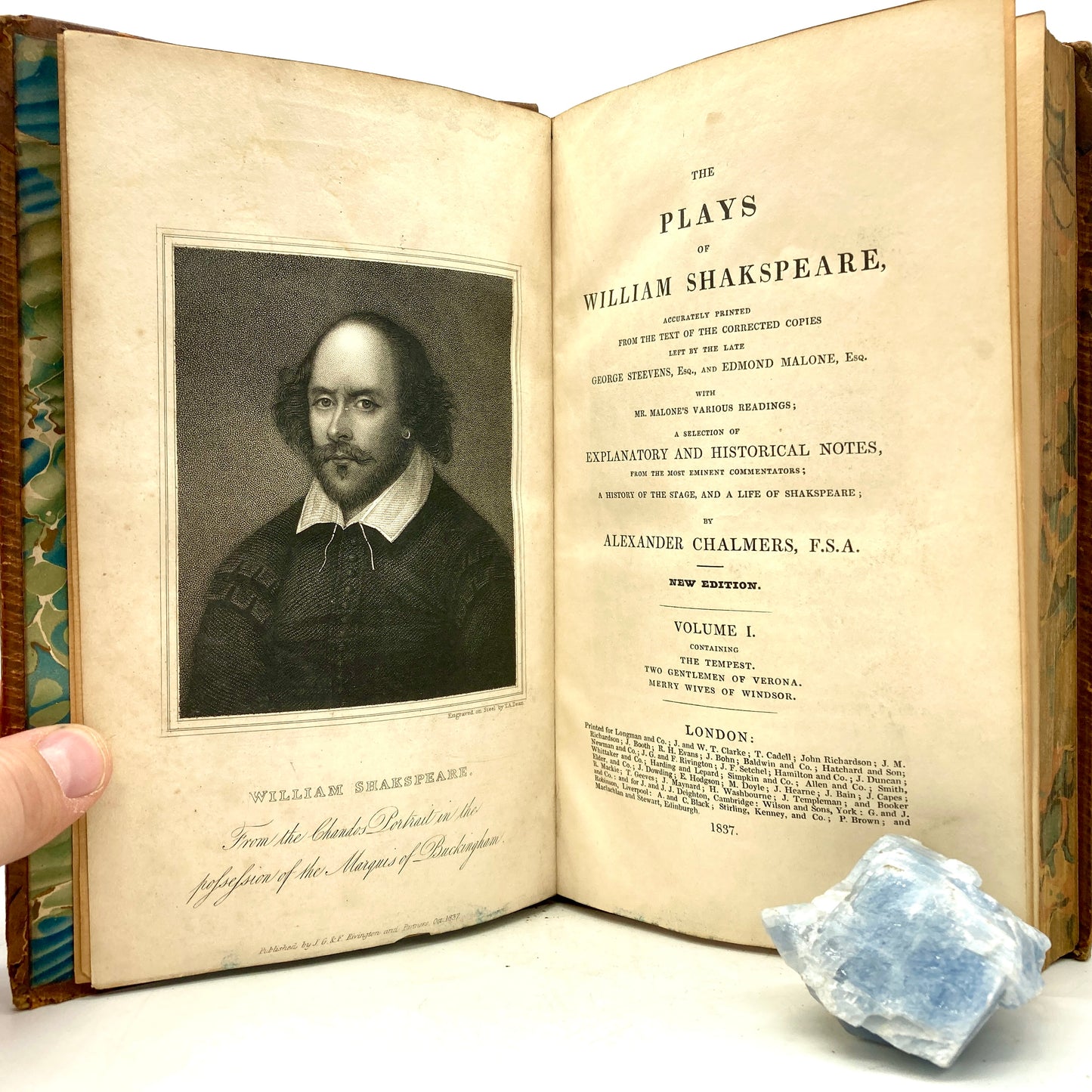 SHAKESPEARE, William "The Plays of William Shakespeare" [Longman & Co, 1837] - Buzz Bookstore