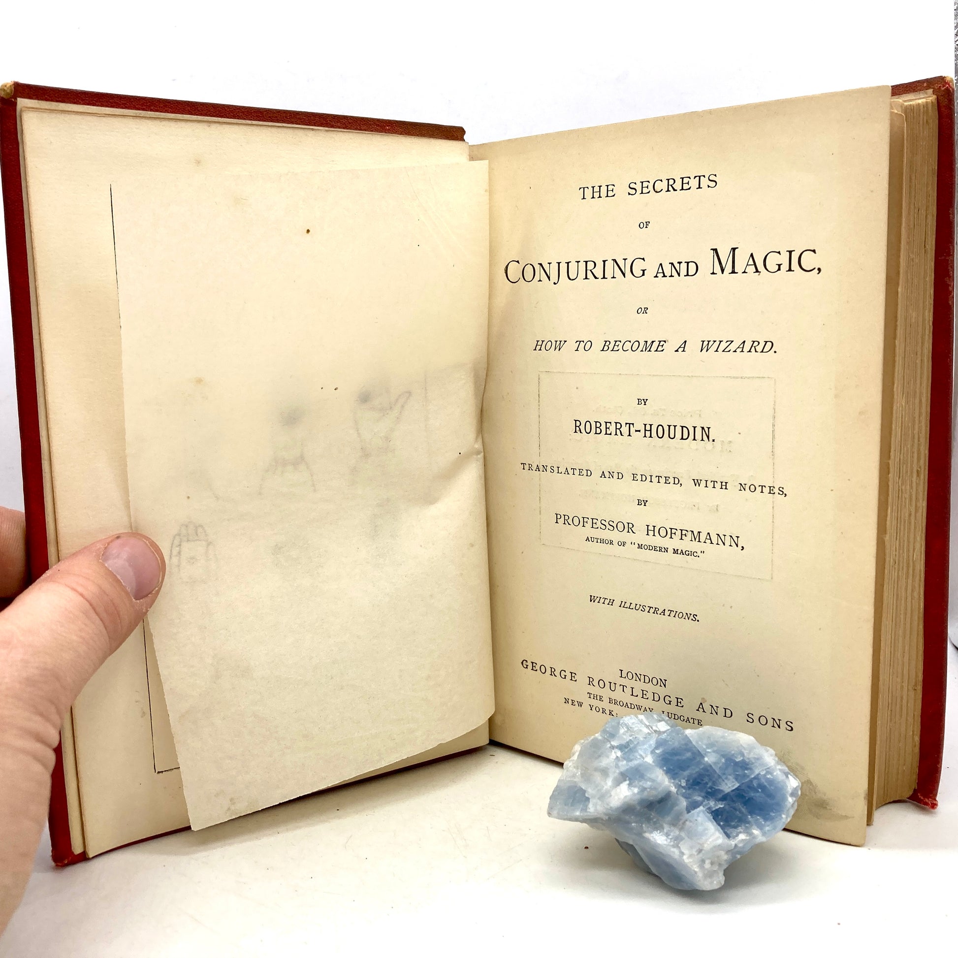 HOUDIN, Robert "The Secrets of Conjuring & Magic" [George Routledge, 1878] - Buzz Bookstore