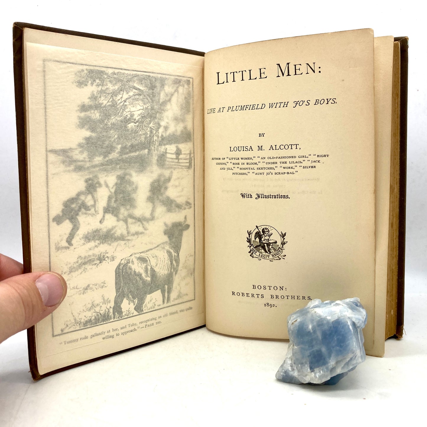 ALCOTT, Louisa May "Little Men" [Roberts Brothers, 1892]