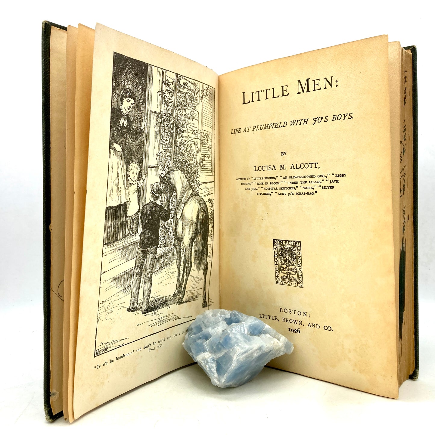 ALCOTT, Louisa May "Little Men" [Little, Brown & Co, 1926]