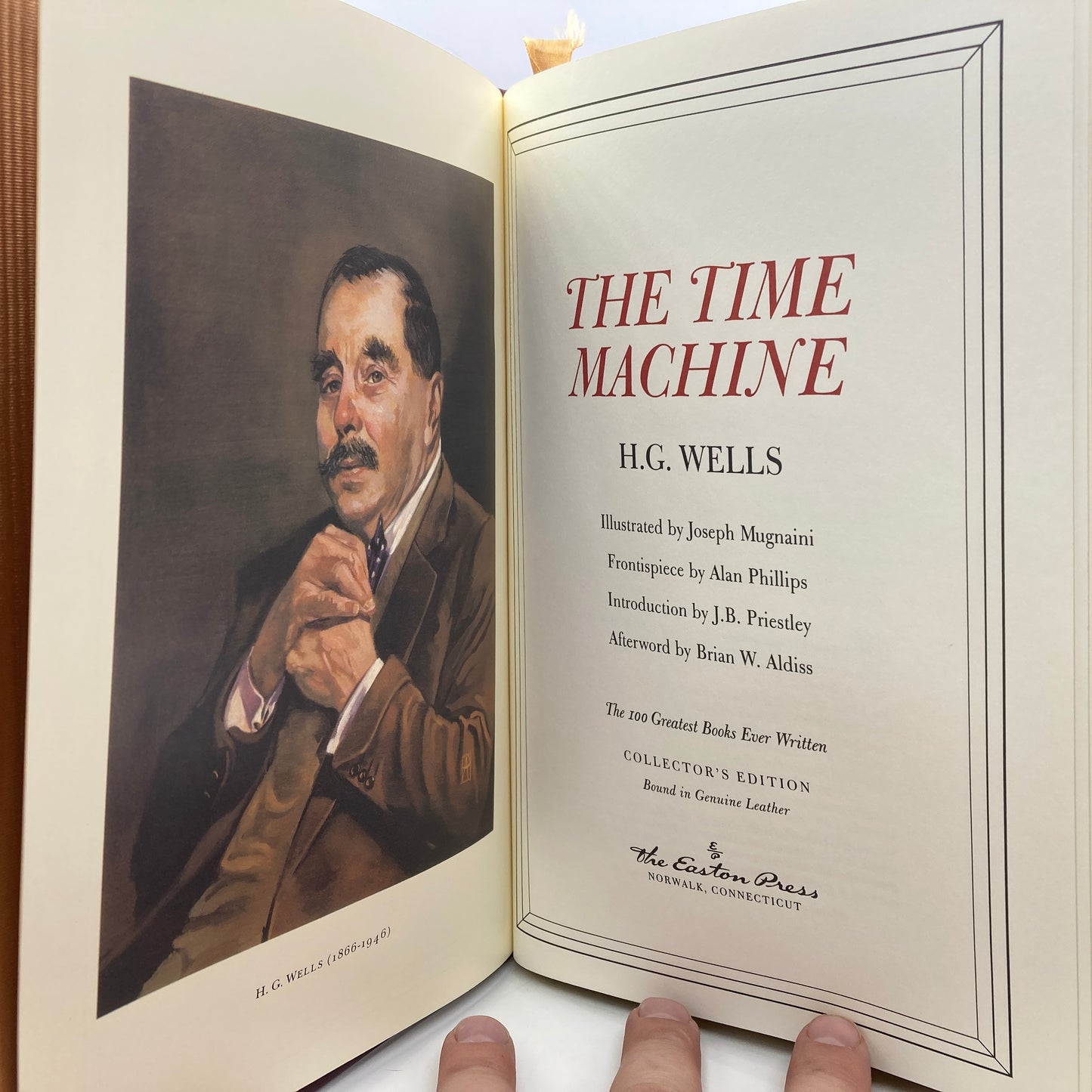 WELLS, H.G. "The Time Machine" [Easton Press, 2002]