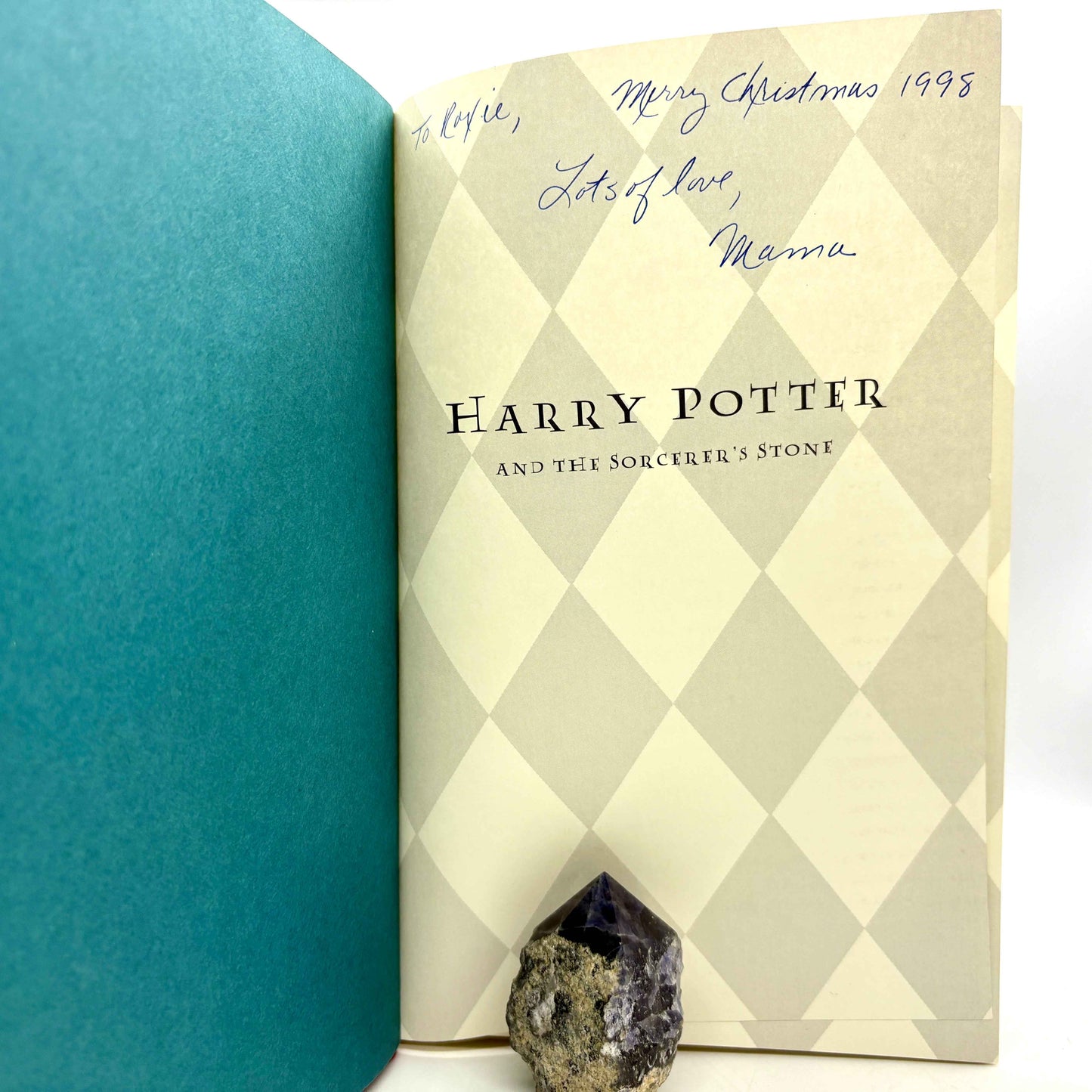 ROWLING, J.K. "Harry Potter and the Sorcerer's Stone" [Arthur A. Levine, 1998] 1st Printing