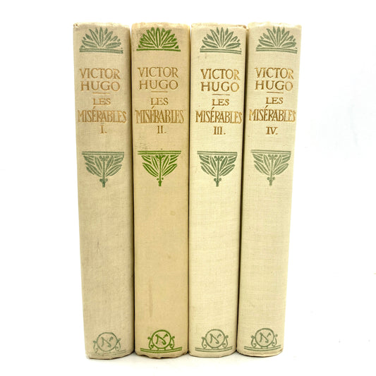 HUGO, Victor "Les Misérables" [Nelson, c1931] 4 Volumes, French Language