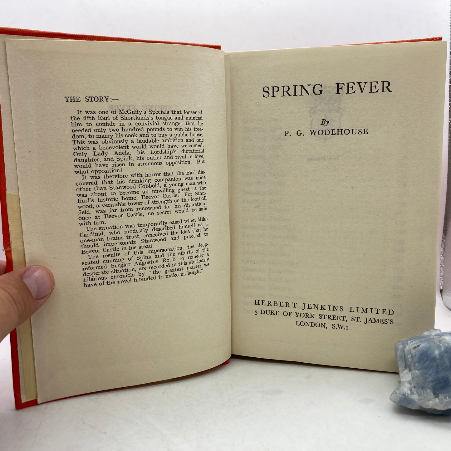 WODEHOUSE, P.G. "Spring Fever" [Herbert Jenkins, 1948] 1st Printing