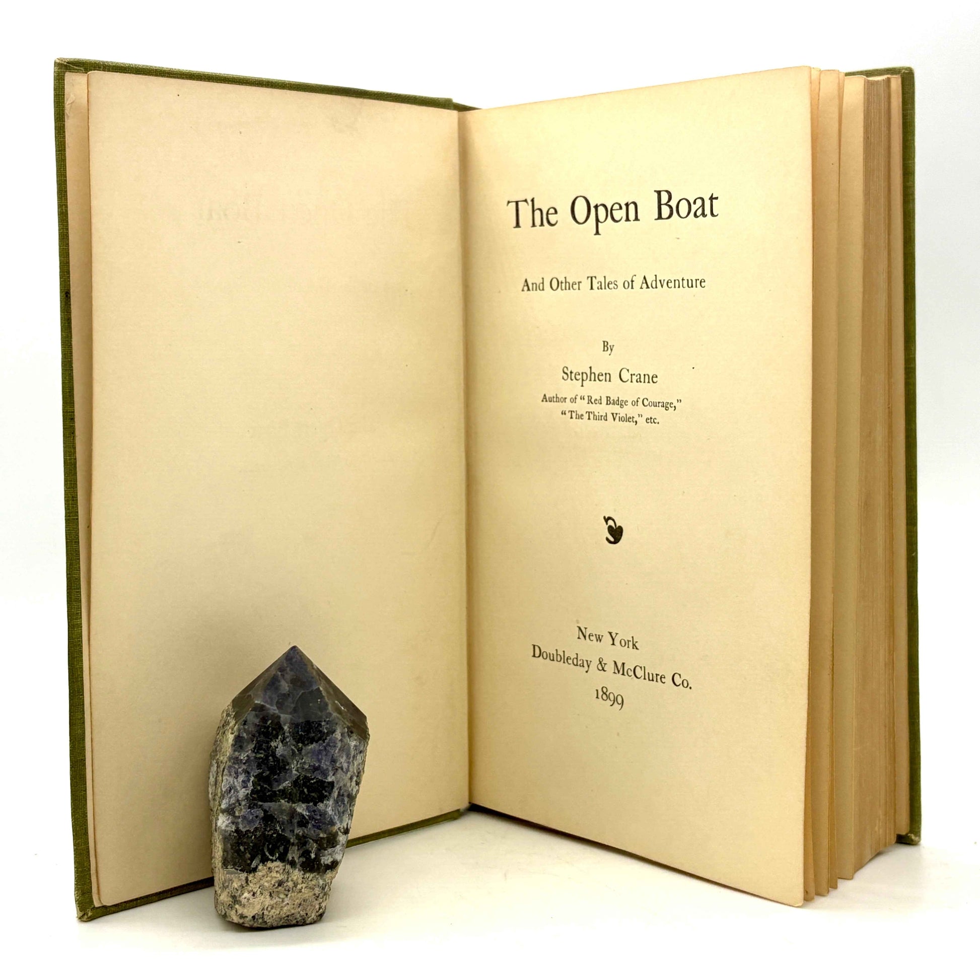 CRANE, Stephen "The Open Boat" [Doubleday & McClure, 1899]