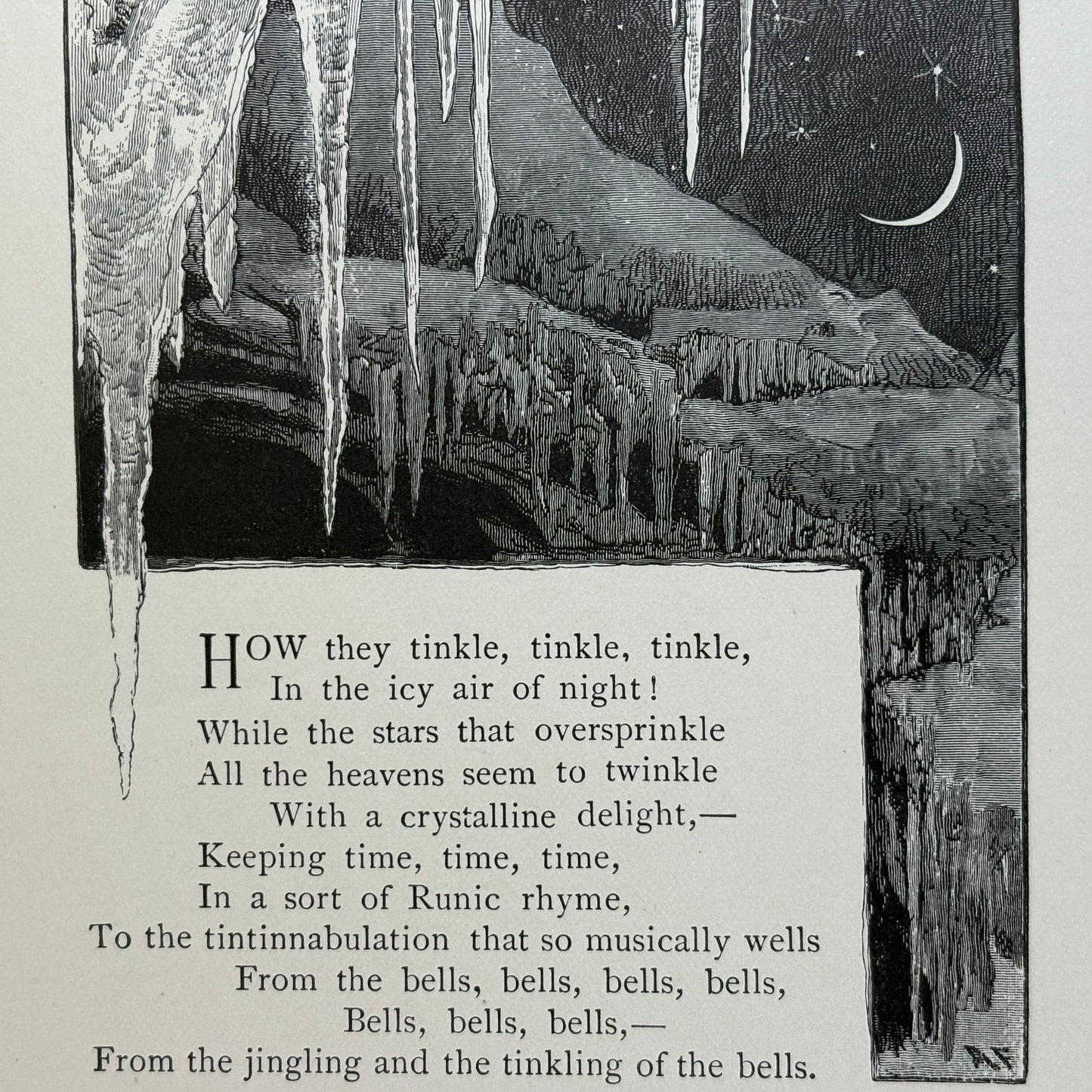 Poe, Edgar Allan “The Bells” [Porter & Coates, 1881] Illustrated Edition