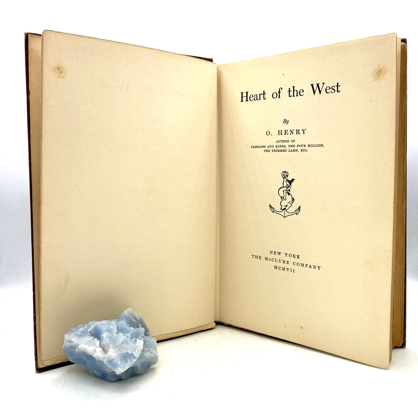 HENRY, O. "Heart of the West" [The McClure Company, 1907] 1st Edition