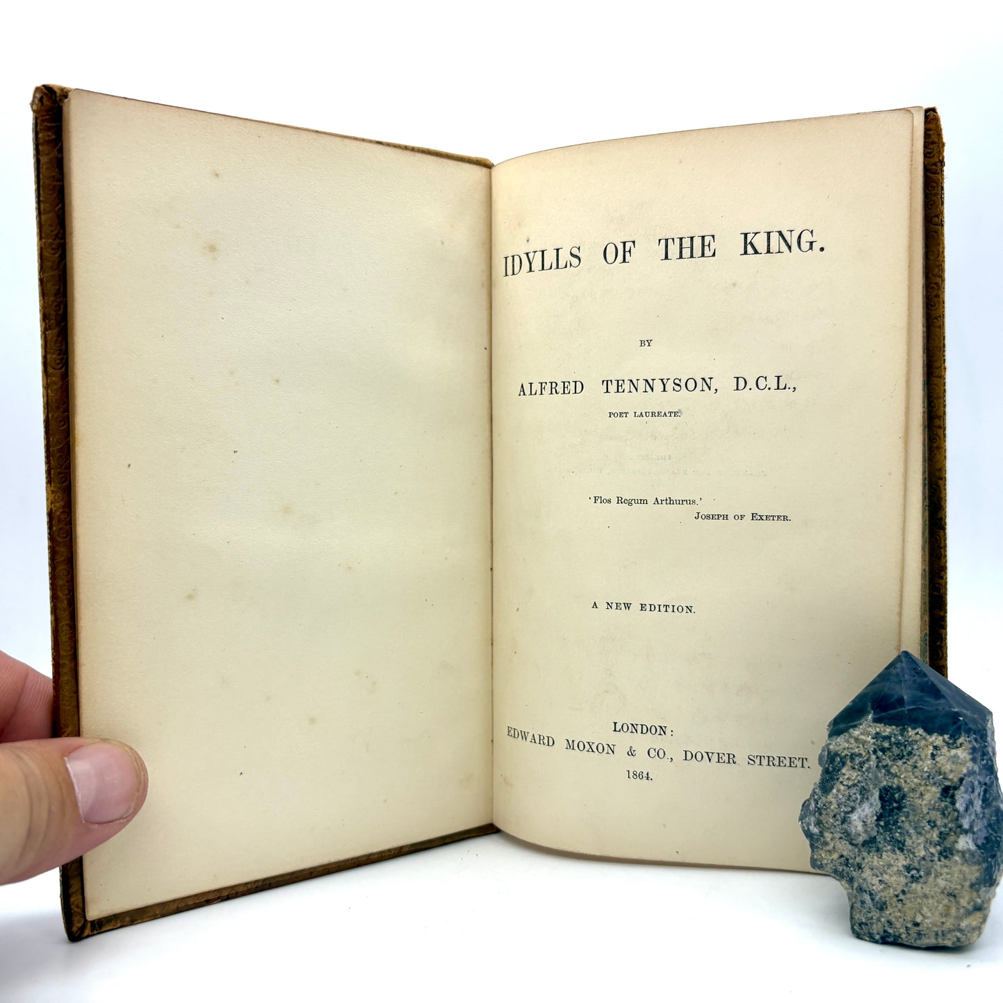 TENNYSON, Alfred Lord "Idylls of the King" [Edward Moxon, 1864] Presentation Binding