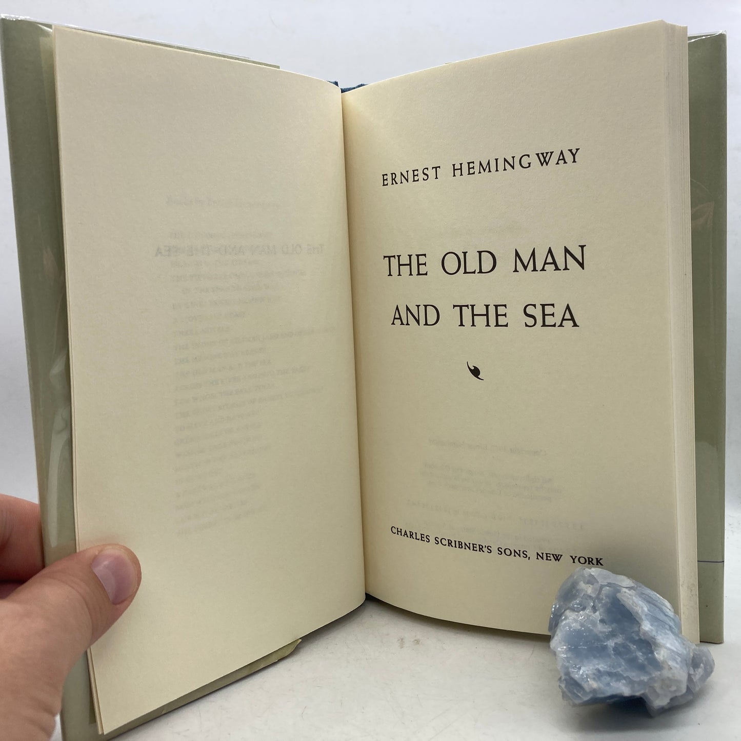 HEMINGWAY, Ernest "The Old Man and the Sea" [Scribners, 1952/c1977]