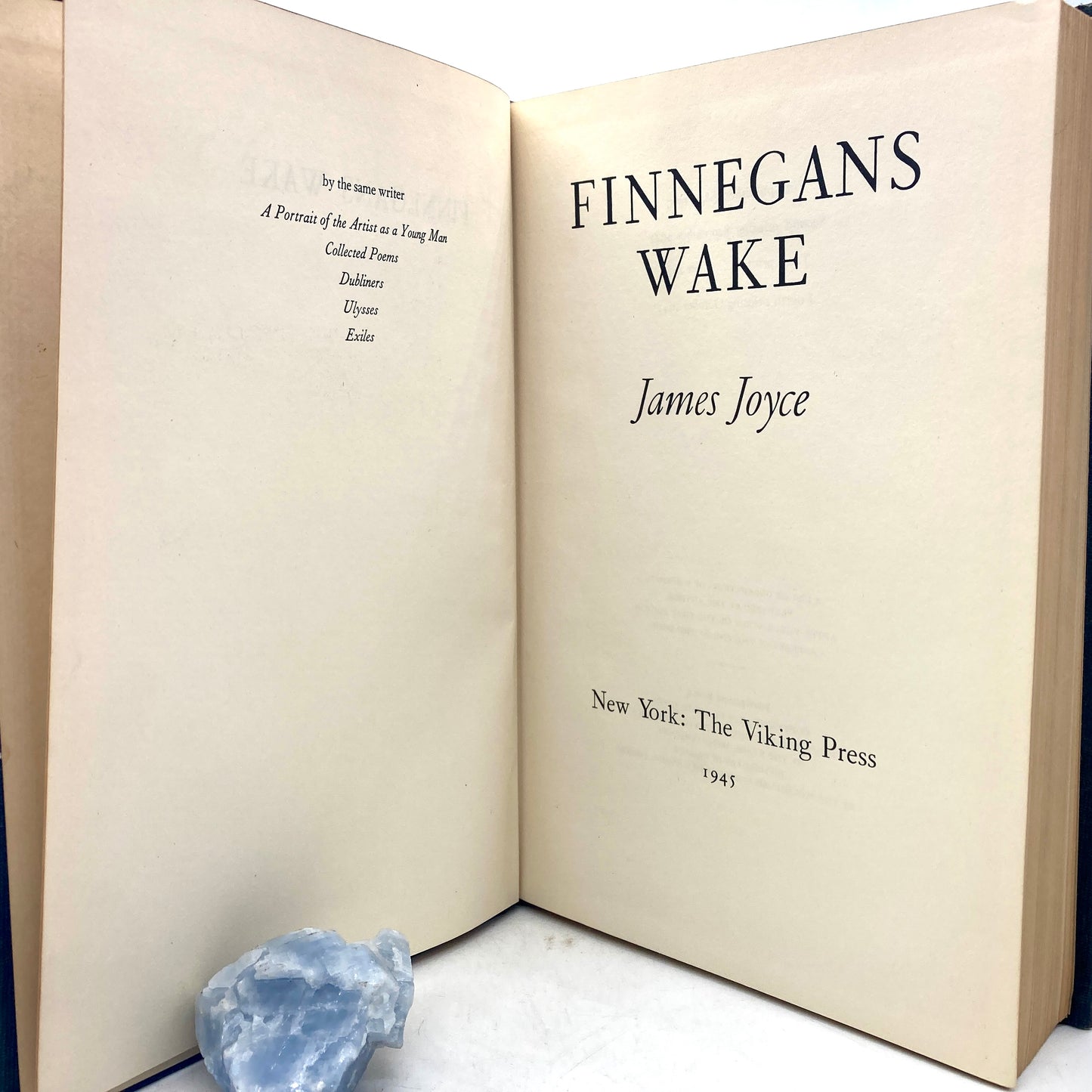 JOYCE, James "Finnegan's Wake" [Viking, 1945] 1st Edition, 4th Printing