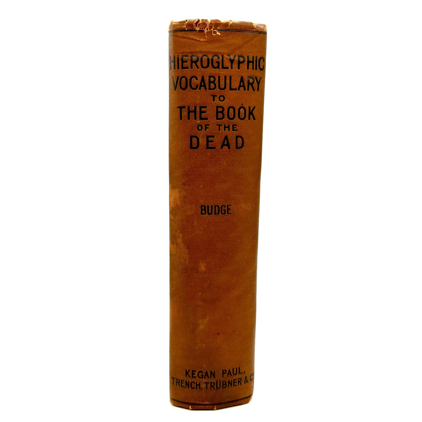 BUDGE, E. A. Wallis "A Hieroglyphic Vocabulary to the Book of the Dead" [1911]