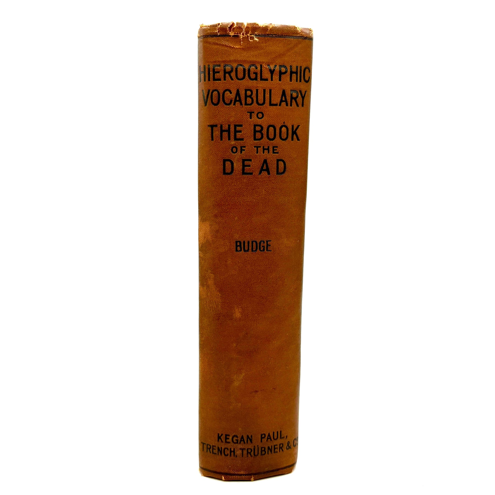 BUDGE, E. A. Wallis "A Hieroglyphic Vocabulary to the Book of the Dead" [1911]
