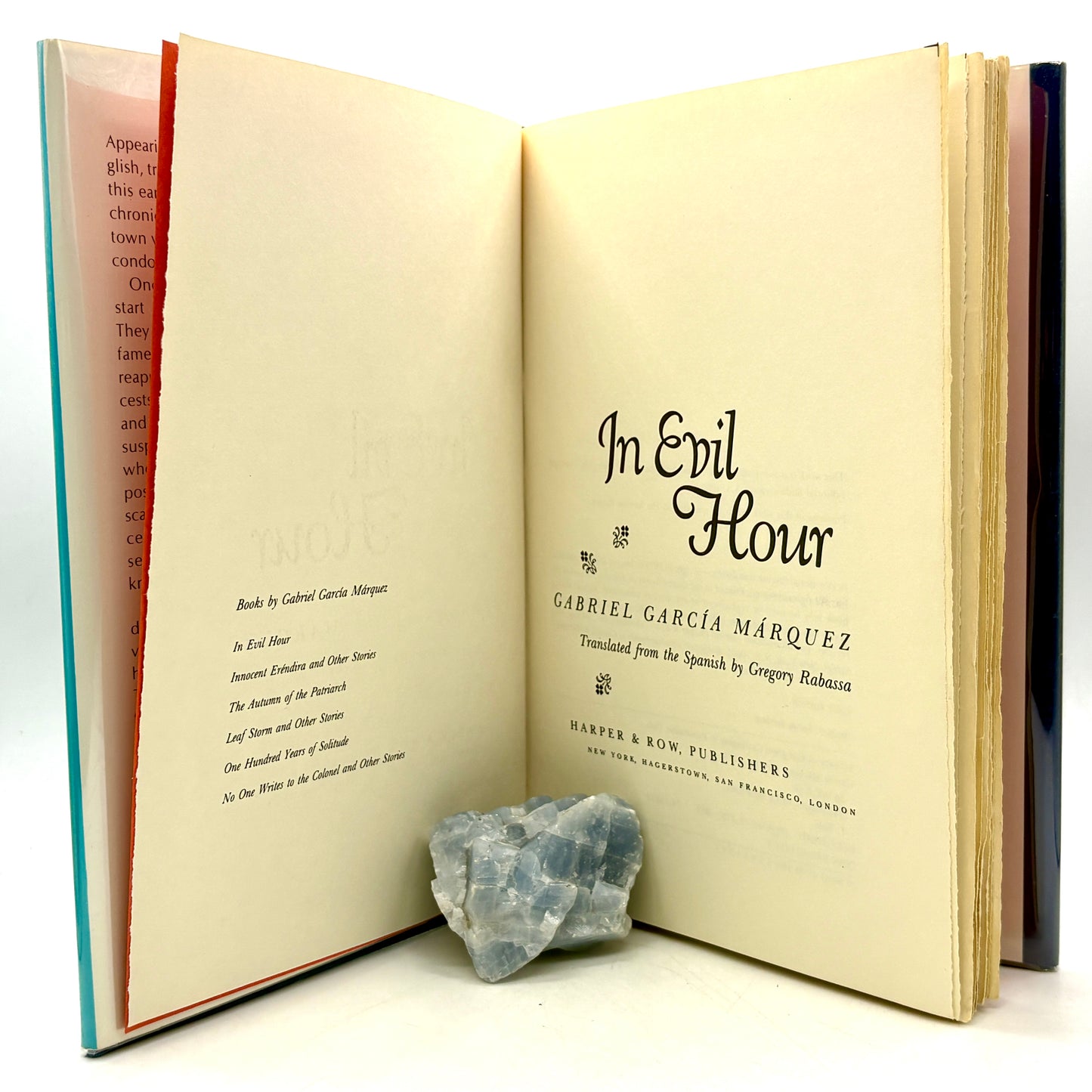 GARCÍA MÁRQUEZ, Gabriel “In Evil Hour” [Harper & Row, 1979] 1st Edition