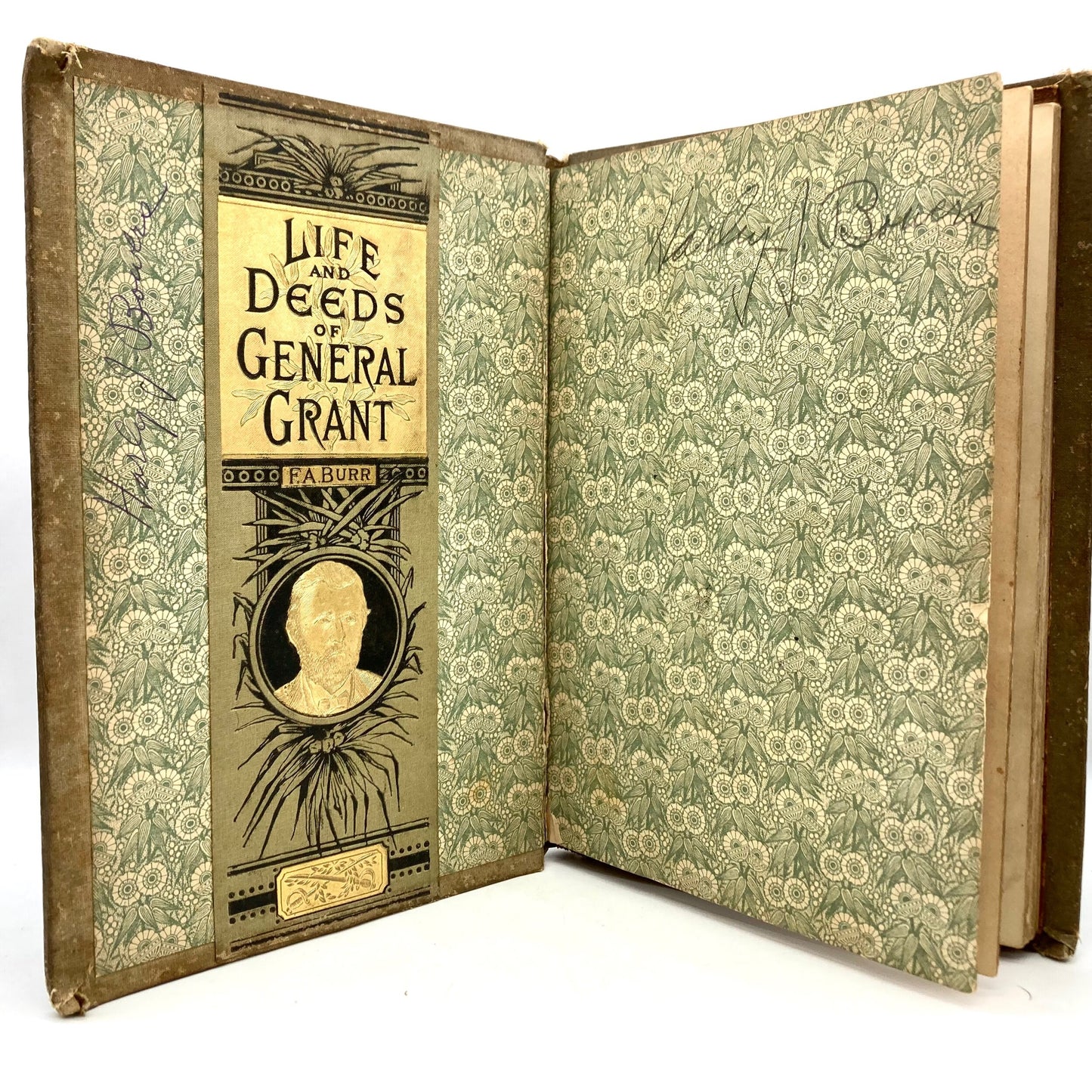 BURR, F.A. "Life & Deeds of General Grant" [A.E. Davis & Co, 1885] Salesman Sample - Buzz Bookstore