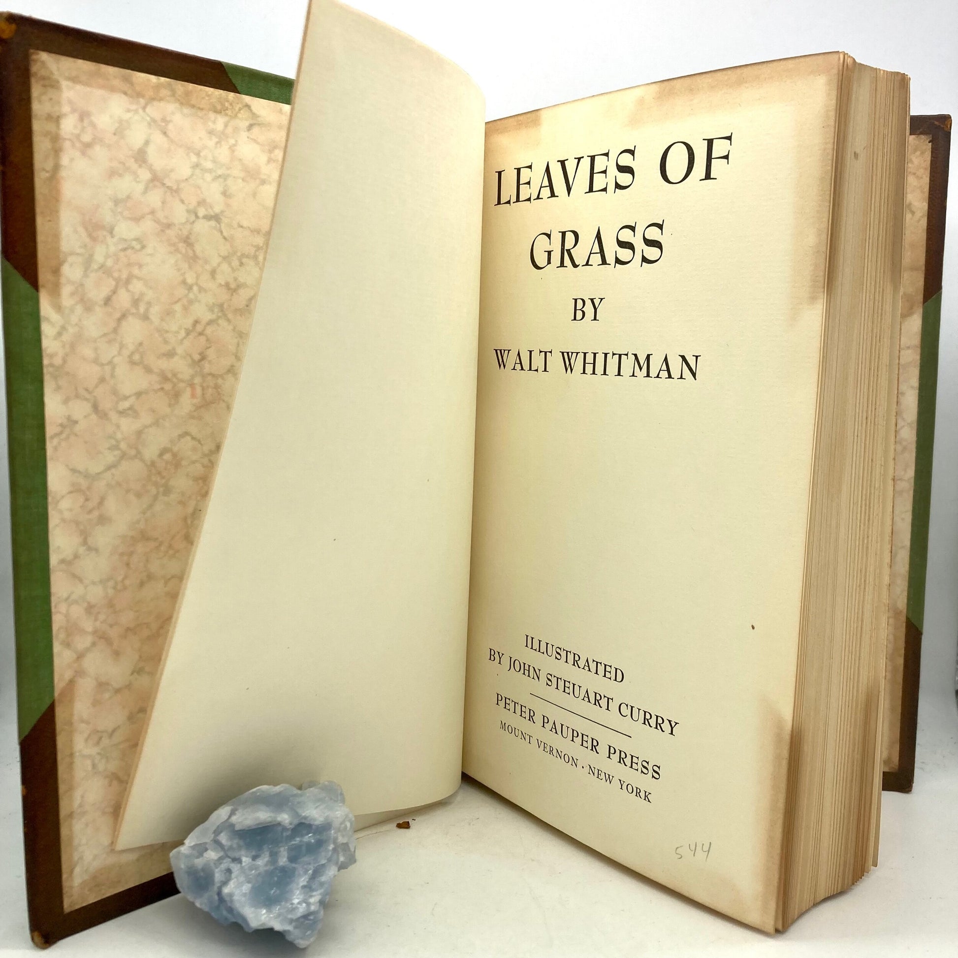 WHITMAN, Walt "Leaves of Grass" [Peter Pauper Press, c1930s] - Buzz Bookstore