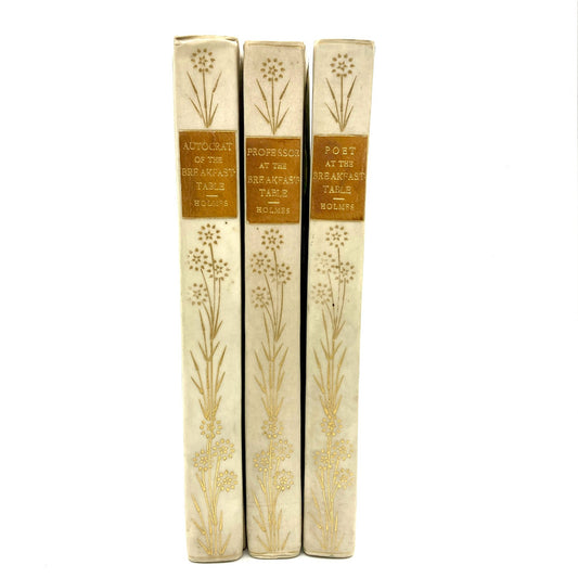 HOLMES, Oliver Wendell - 3 Volumes in Half Vellum [J.M. Dent, 1905]