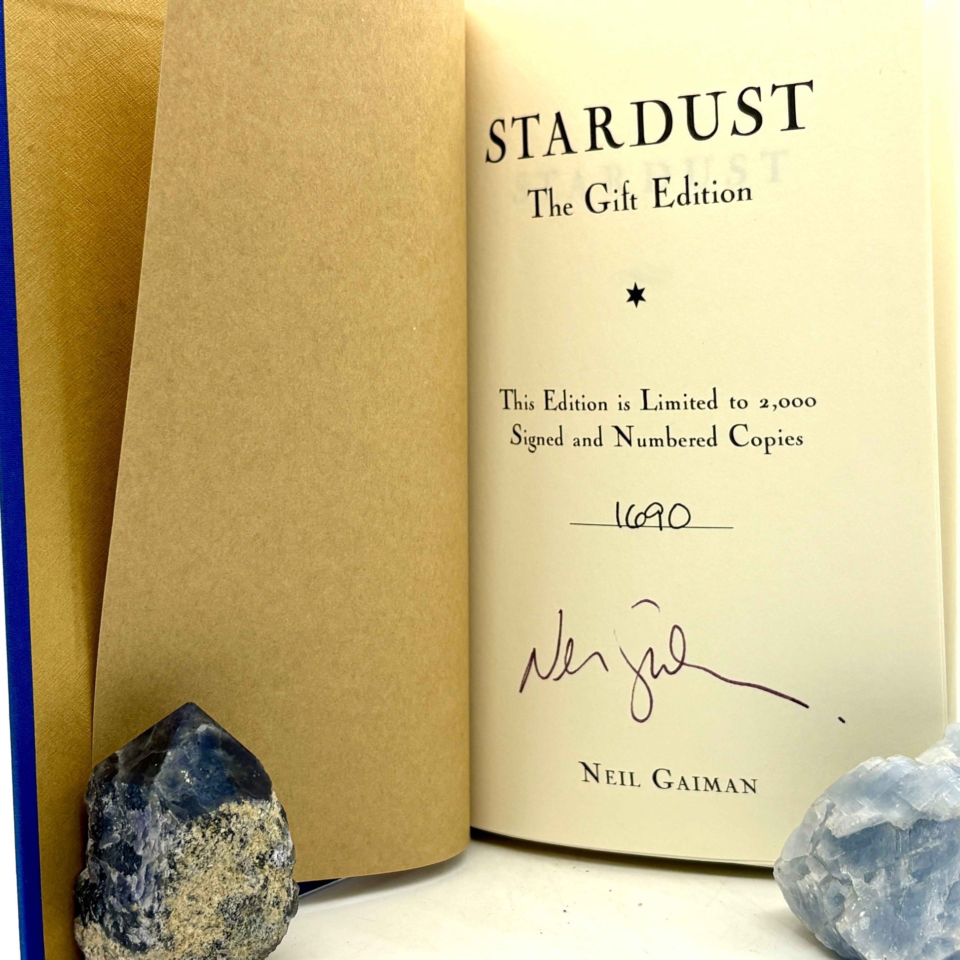 GAIMAN, Neil "Stardust" [William Morrow, 1999] Signed, Numbered, Boxed