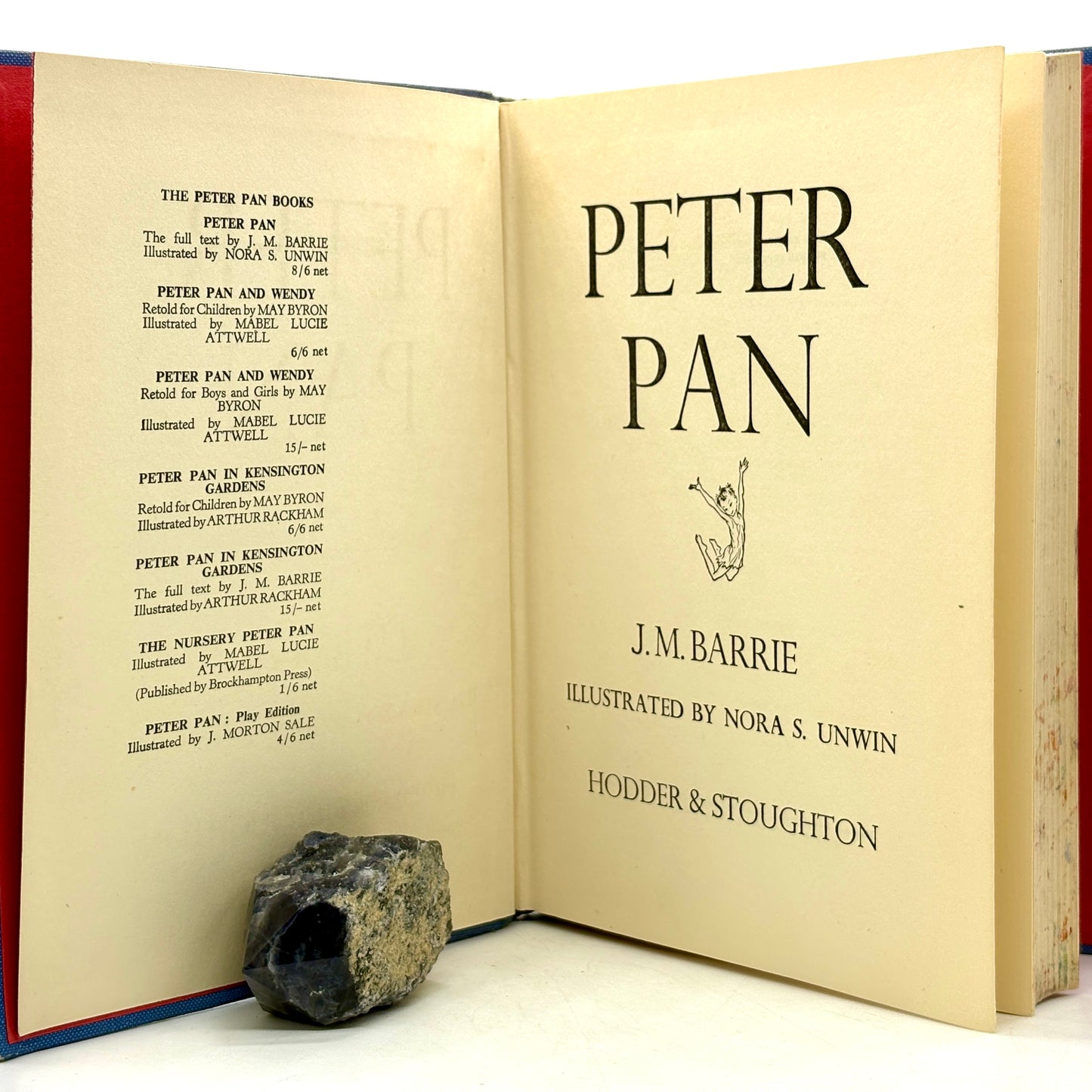 Barrie, J. M. “Peter Pan” [Hodder & Stoughton, 1953] Nora S. Unwin