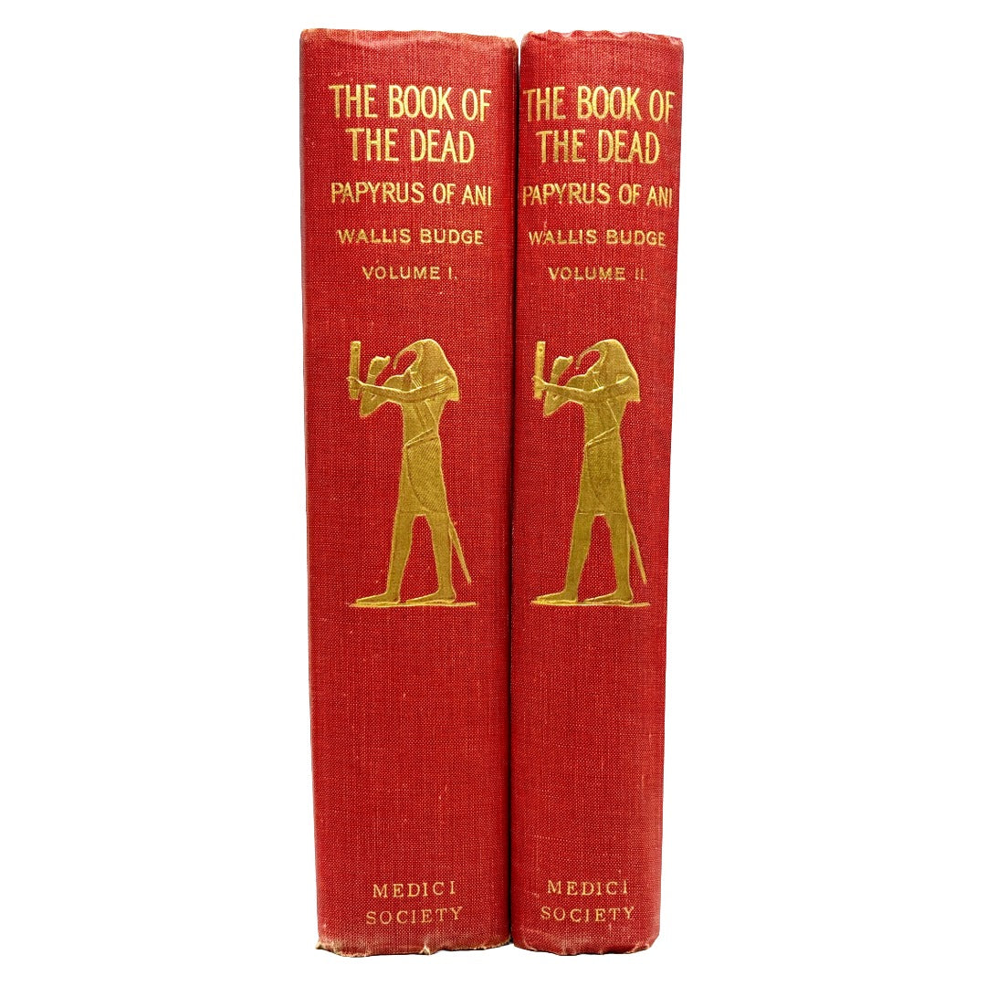 BUDGE, E. A. Wallis "The Book of the Dead: The Papyrus of Ani" [Medici Society, 1913]