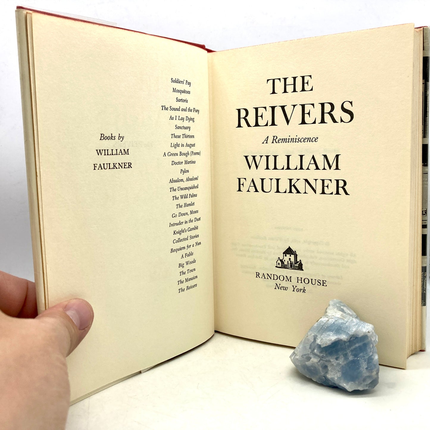 FAULKNER, William "The Reivers" [Random House, 1962]