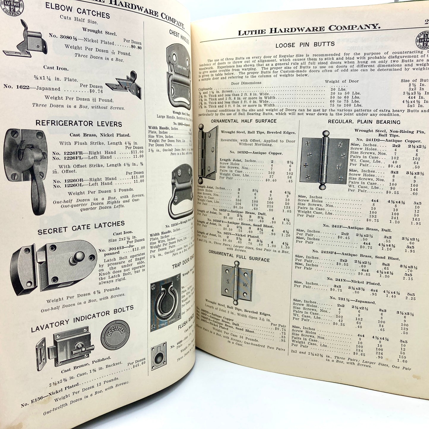 "Luthe Hardware Company, Des Moines, Iowa. General Catalogue No. 6" [n.d./c1929]