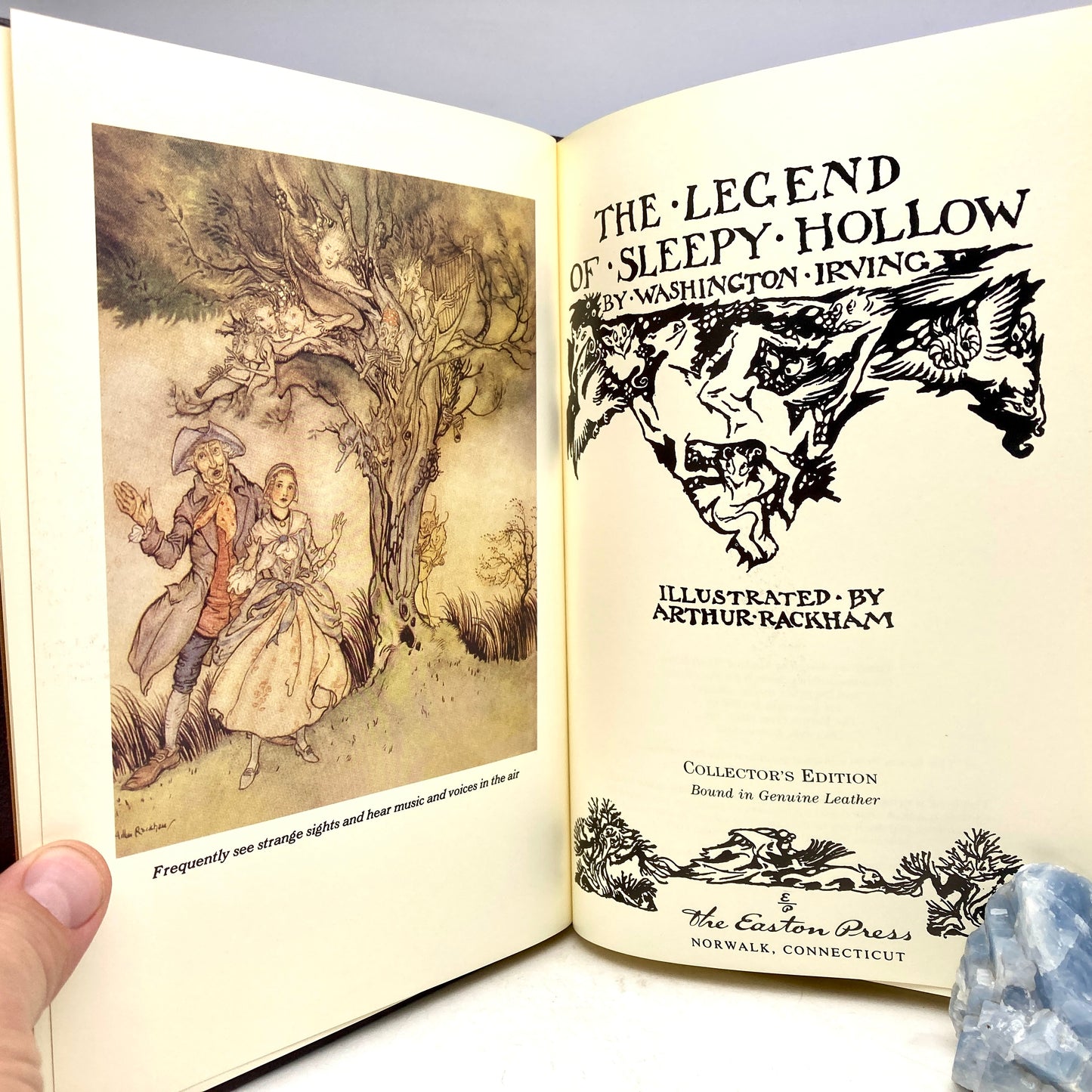 IRVING, Washington "The Legend of Sleepy Hollow" [Easton Press, 1996] Arthur Rackham