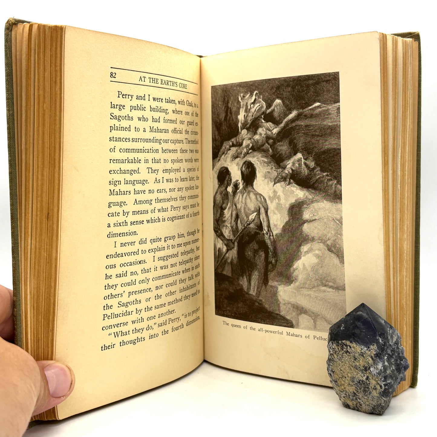 BURROUGHS, Edgar Rice "At the Earth's Core" [A.C. McClurg, 1922] 1st Edition