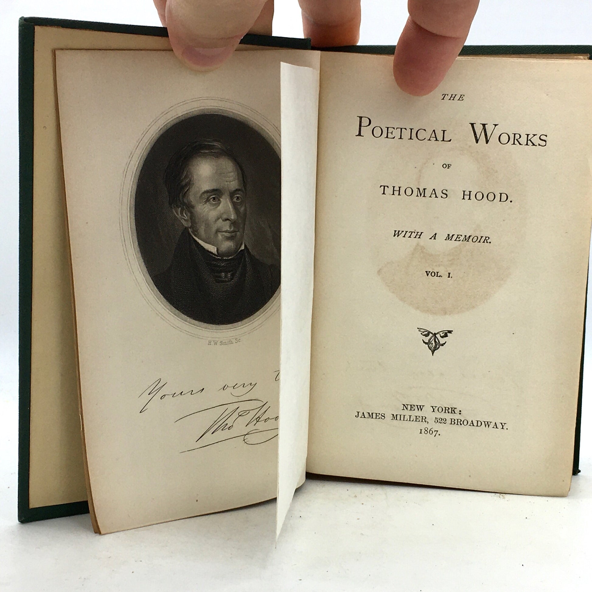HOOD, Thomas “The Poetical Works of Thomas Hood” [James Miller, 1867] - Buzz Bookstore