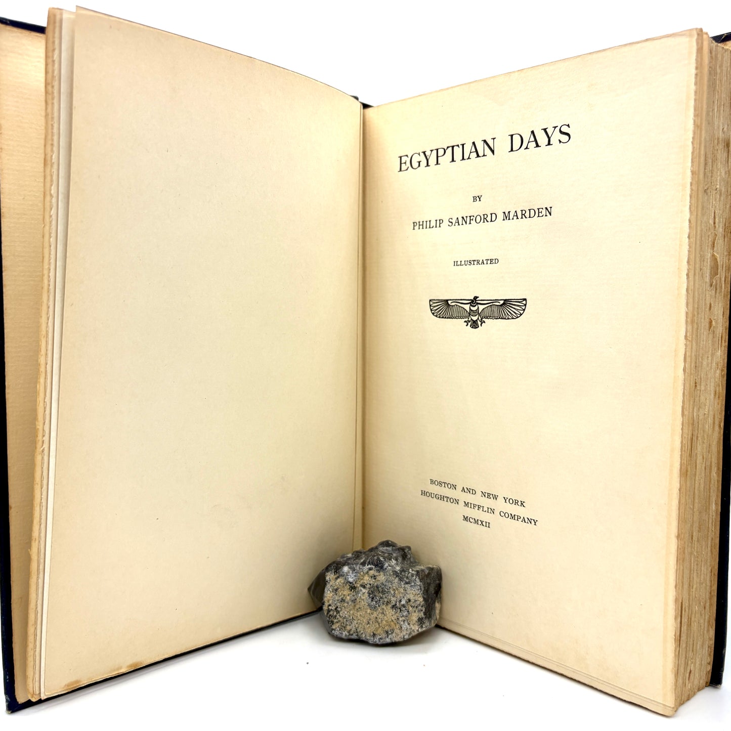 MARDEN, Philip S. "Egyptian Days" [Houghton Mifflin, 1912]