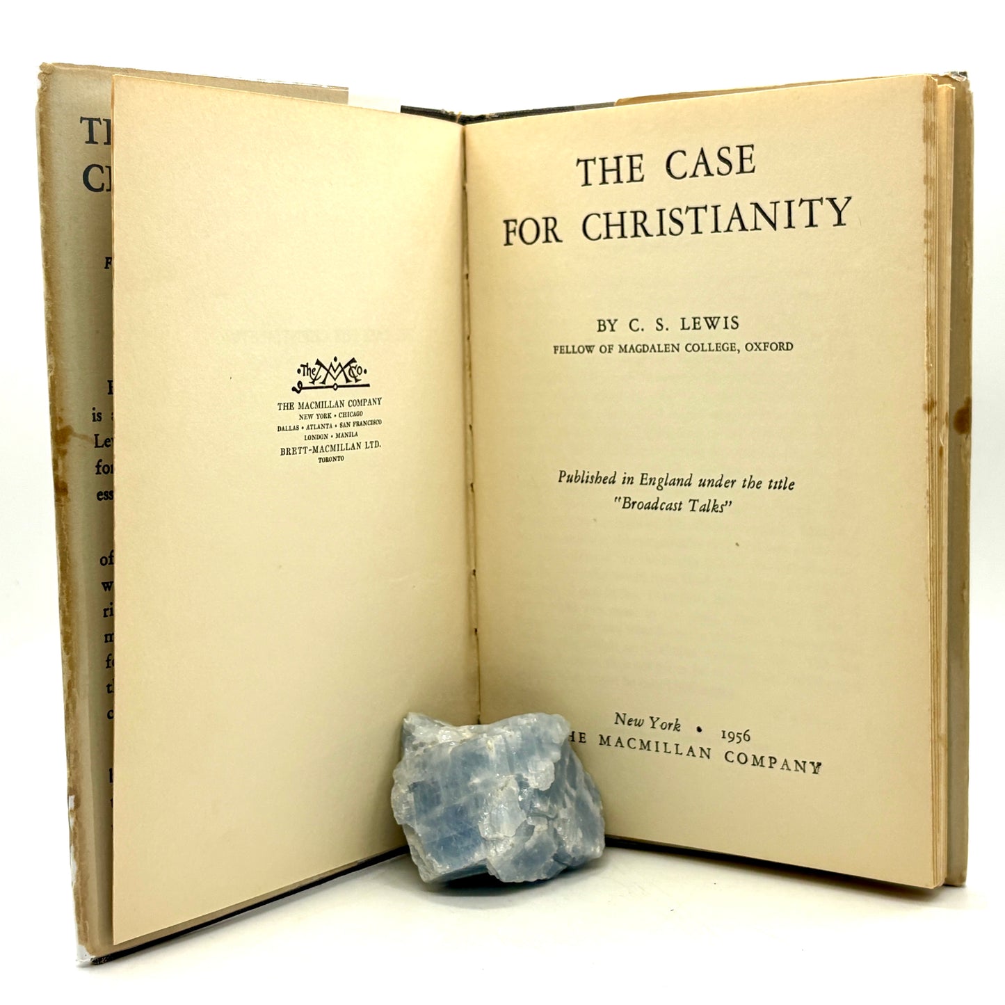 LEWIS, C. S. “The Case for Christianity” [The Macmillan Company, 1956]