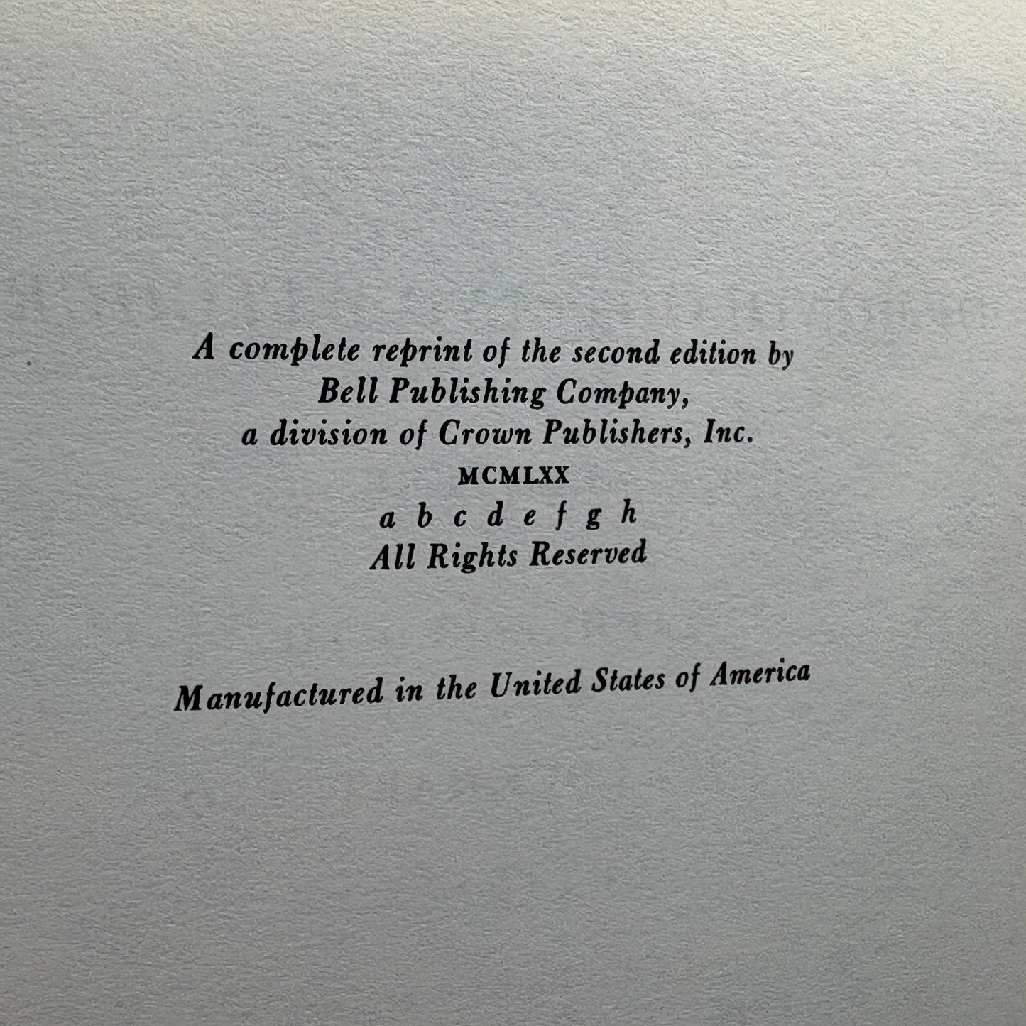 Scott, Walter “Demonology and Witchcraft” [Bell Publishing, 1970]